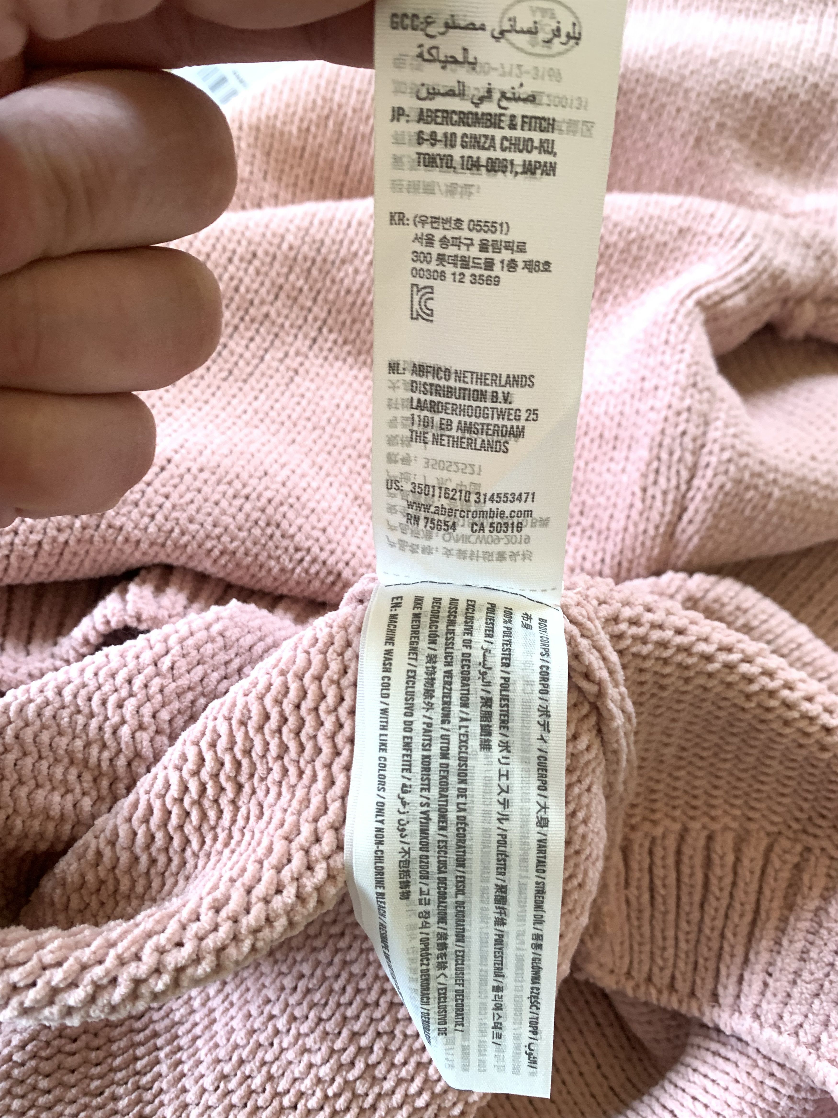 Hollister Holister Womens Pink Knit Sweater Size L / US 10 / IT 46 - 11 Thumbnail