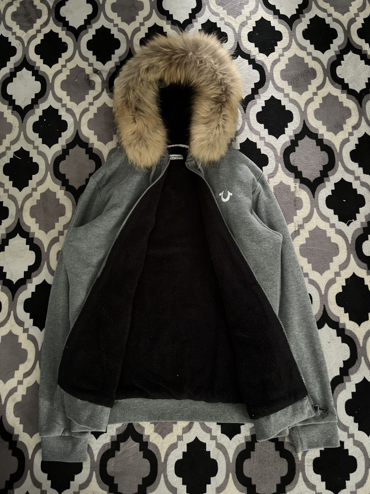True Religion True religion faux fur logo hoodie Size US XL / EU 56 / 4 - 4 Thumbnail