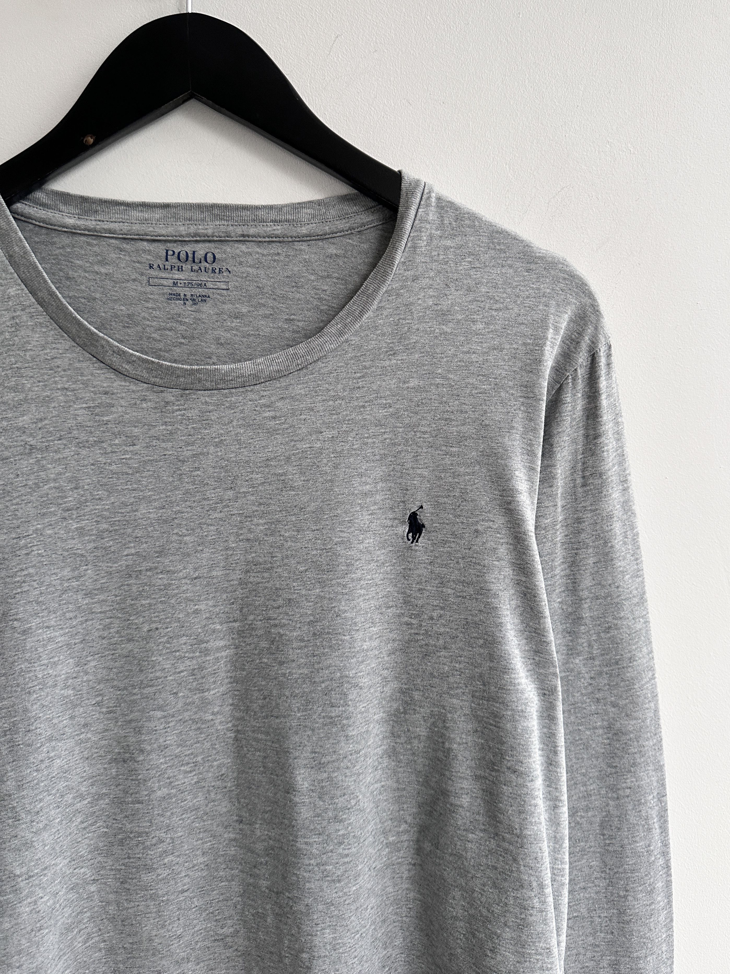 Polo Ralph Lauren Ralph Lauren Gray Longsleeve Tee Shirt Size US M / EU 48-50 / 2 - 3 Thumbnail