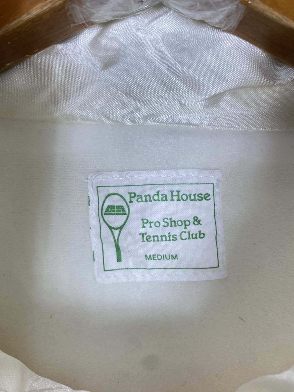 Japanese Brand Vtg Panda House Aoyama Tennis Club Satin Bomber Jacket Size US M / EU 48-50 / 2 - 8 Thumbnail