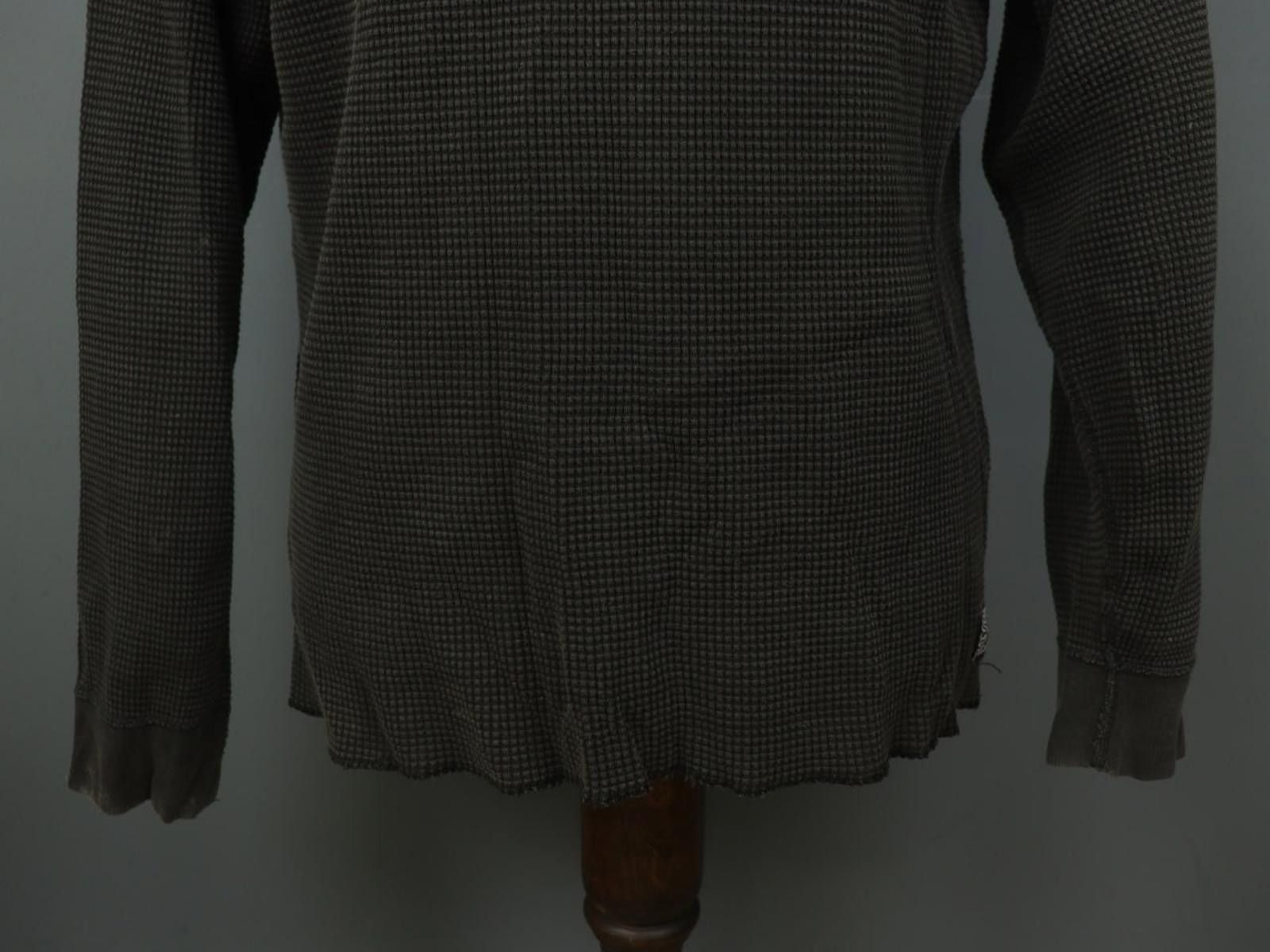Stussy Stussy Green 100% Cotton Crew Neck Casual Waffle Top Size L Size L / US 10 / IT 46 - 3 Thumbnail