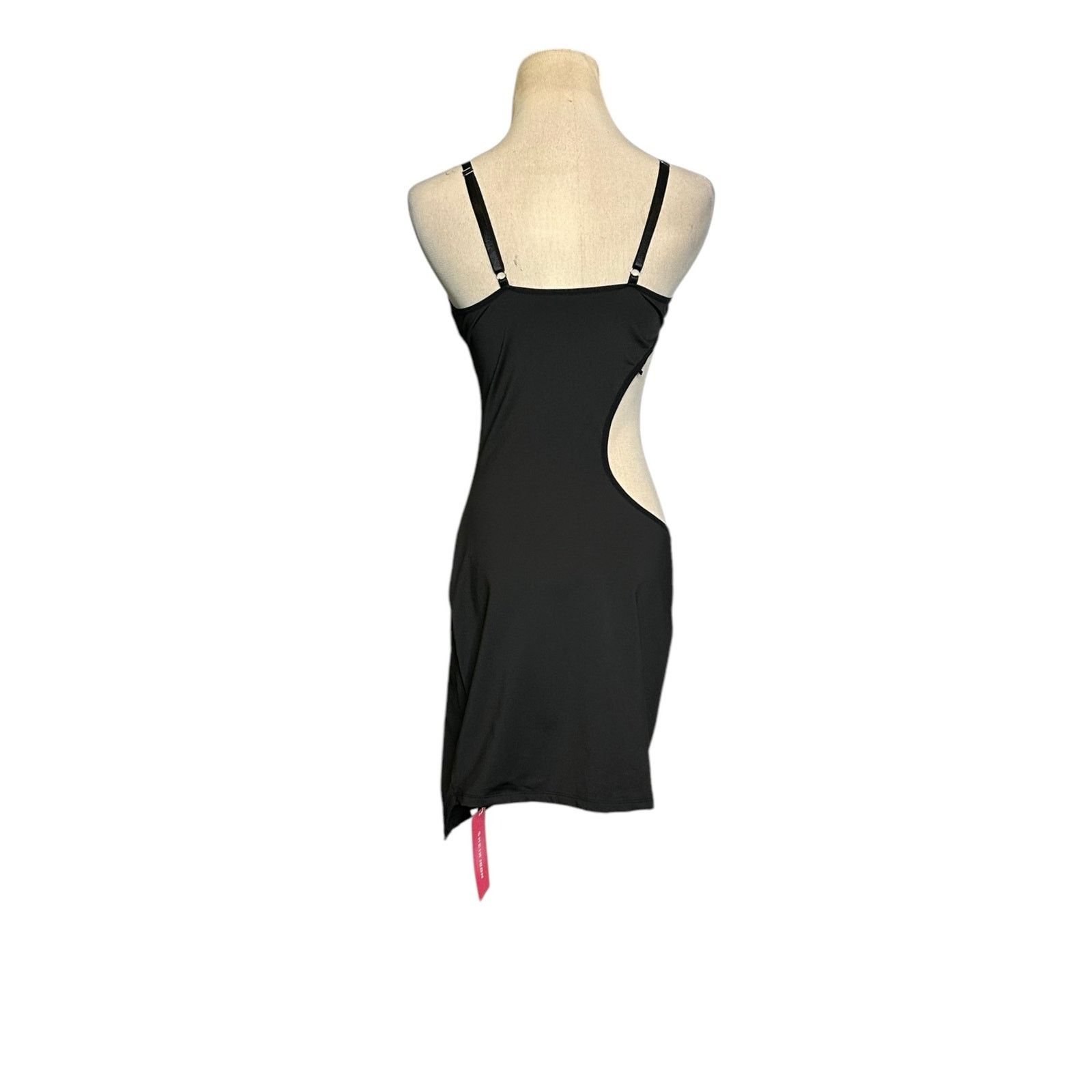 Shein SHEIN ICON Chain Detail Cut Out Waist Bodycon Dress Size 4 Size S / US 4 / IT 40 - 19 Thumbnail