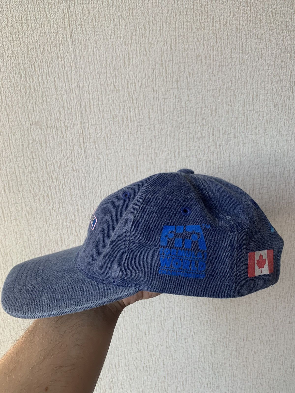 Vintage 1987 Jacques Villeneuve Formula 1 vintage hat cap Size ONE SIZE - 3 Thumbnail