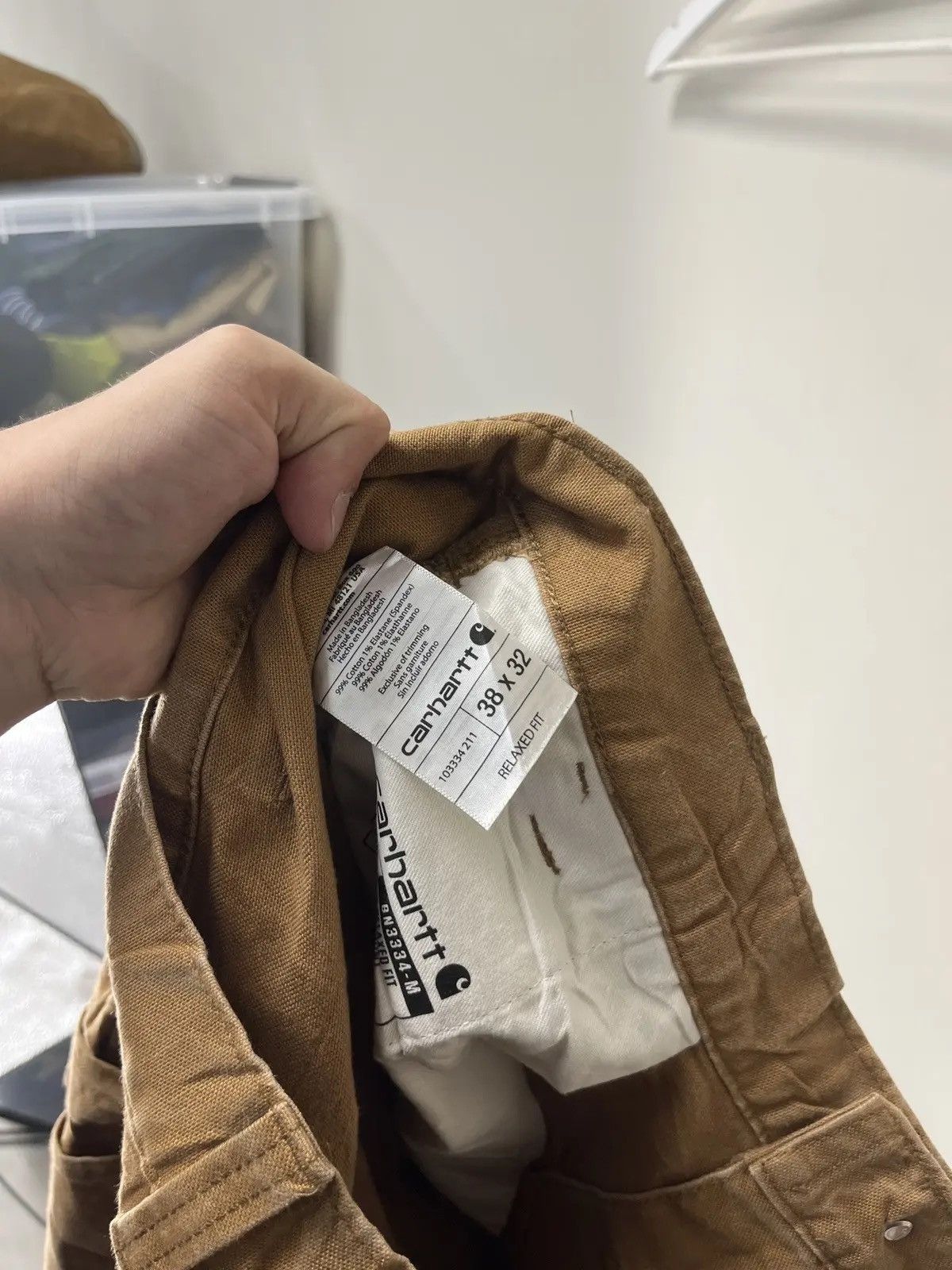 Carhartt × Vintage Vintage Carhartt Double Knee USA Work Hype Baggy Pants Size US 38 / EU 54 - 8 Thumbnail