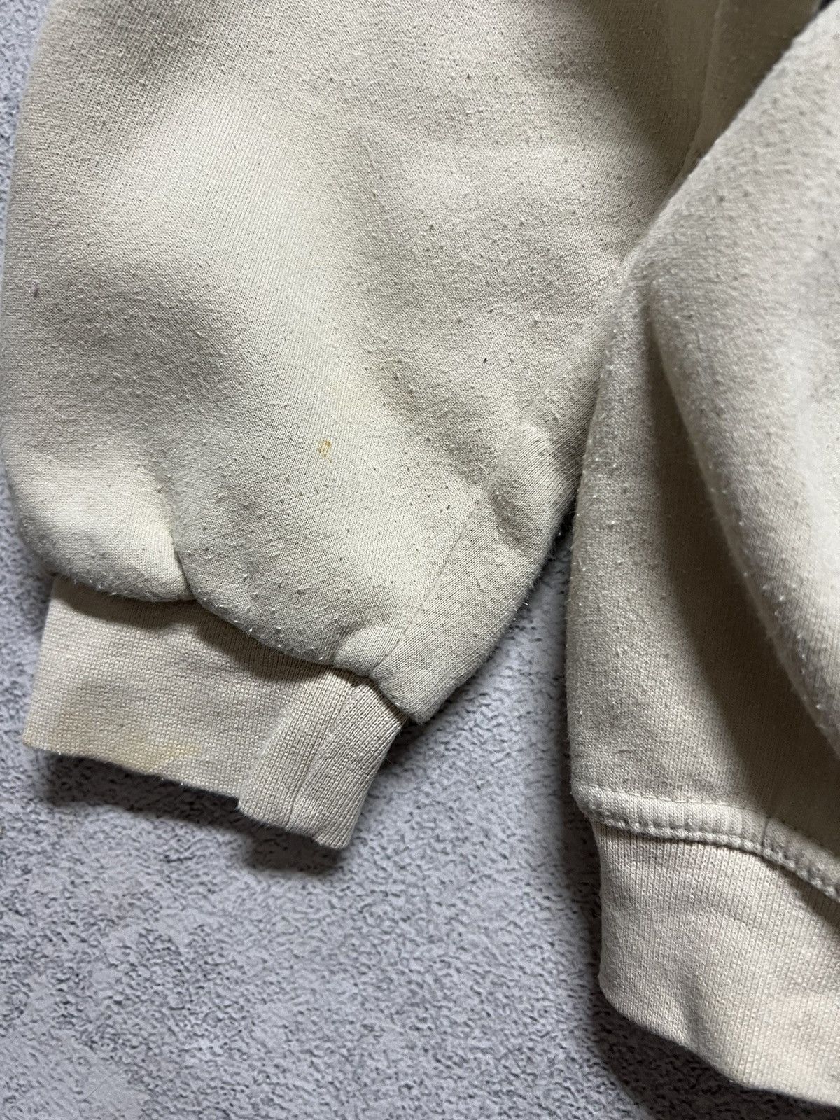 Vintage Vintage Y2K Adidas Big Logo Beige Oversized Sweatshirt 90’s Size US XXL / EU 58 / 5 - 7 Thumbnail