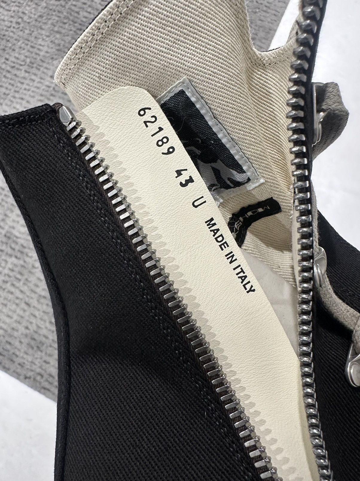 Rick Owens Drkshdw RICK OWENS - DRKSHDW Hexa Sneaker Black Pearl Milk Size US 10 / EU 43 - 8 Thumbnail