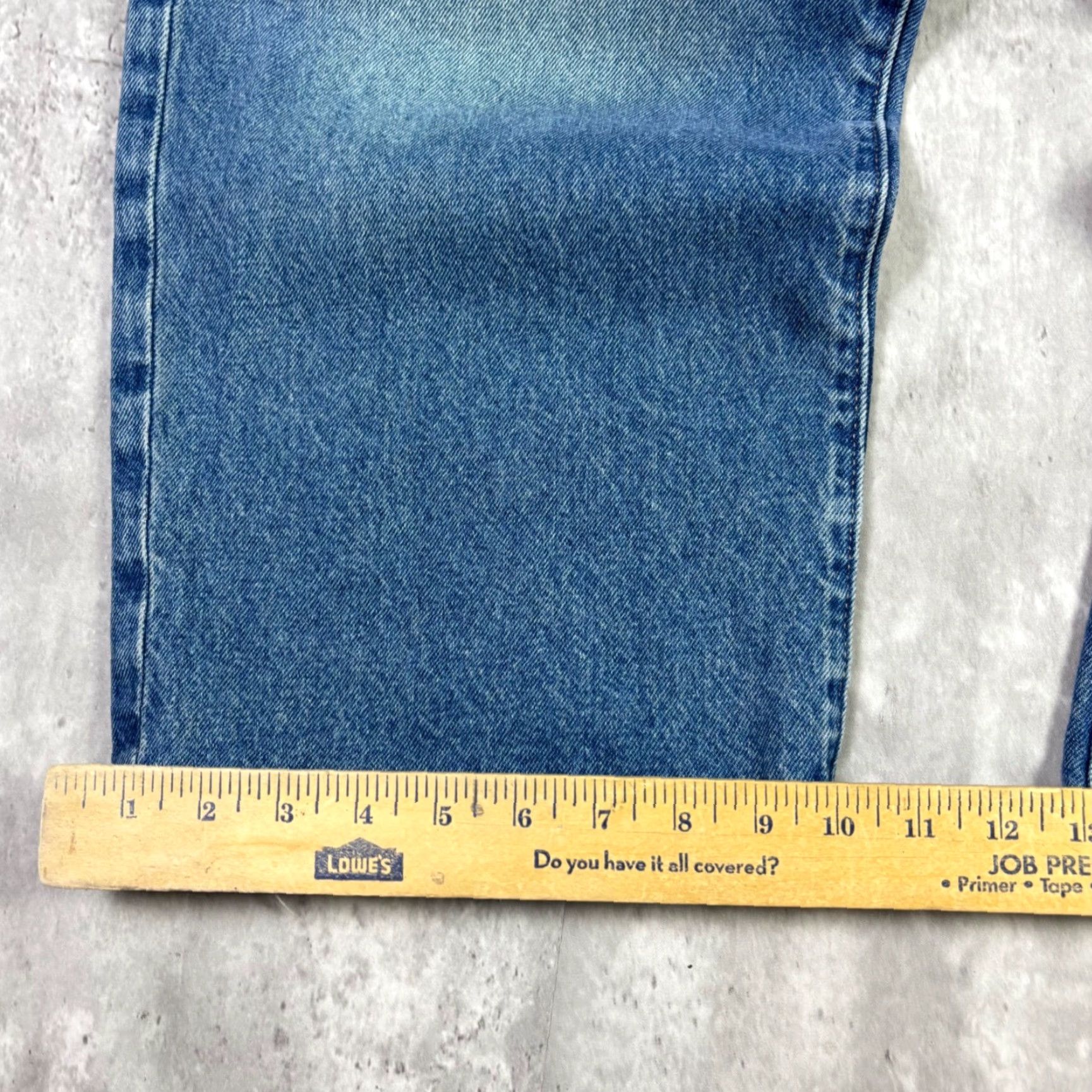 Abercrombie & Fitch Abercrombie & Fitch Jeans Mens Relaxed Wide-Leg Denim Blue 32x27 Baggy 5-Pocket Distressed Size US 32 / EU 48 - 4 Thumbnail