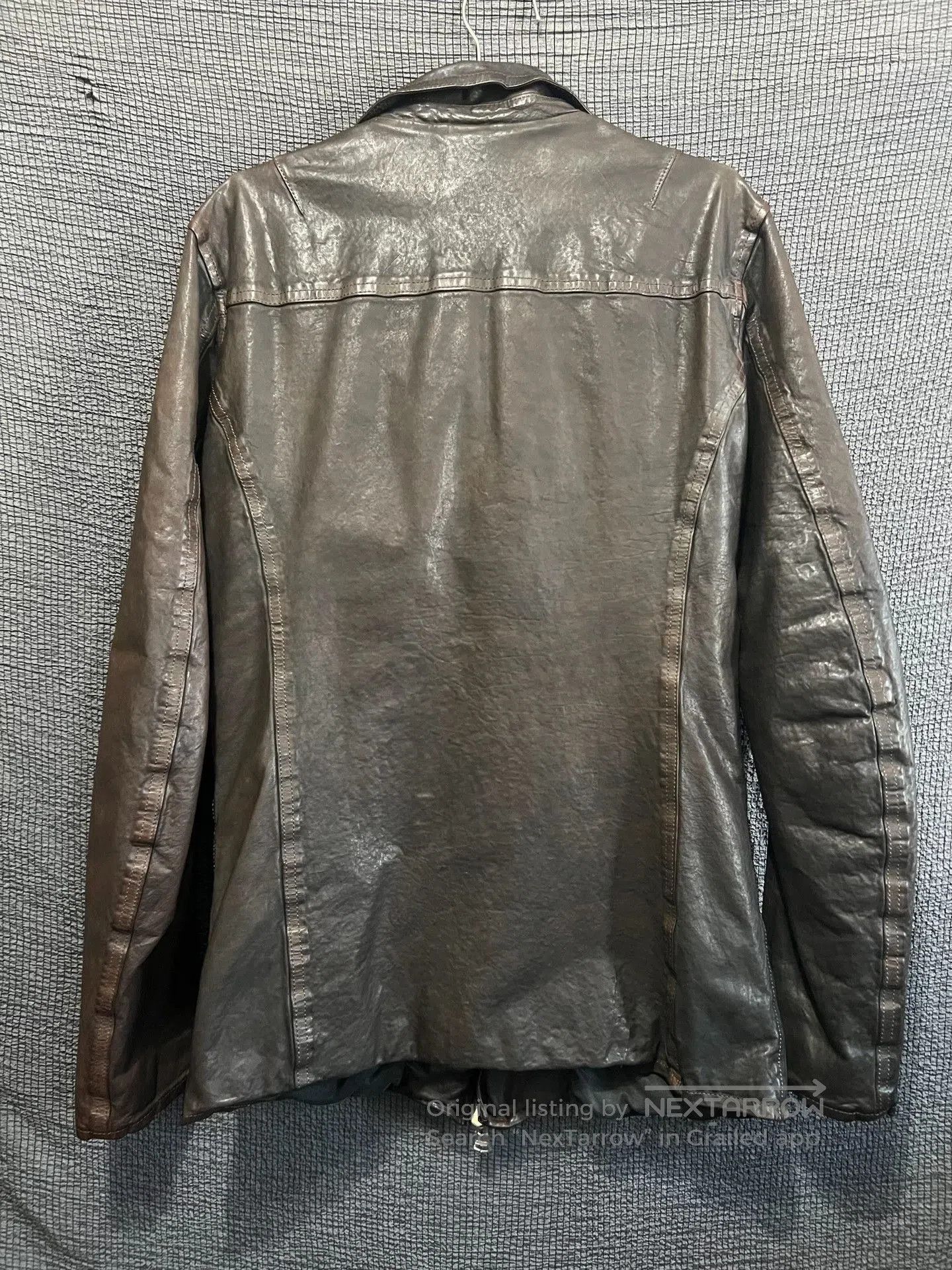 Isamu Katayama Backlash black italian leather rider jacket. Size US L / EU 52-54 / 3 - 3 Thumbnail