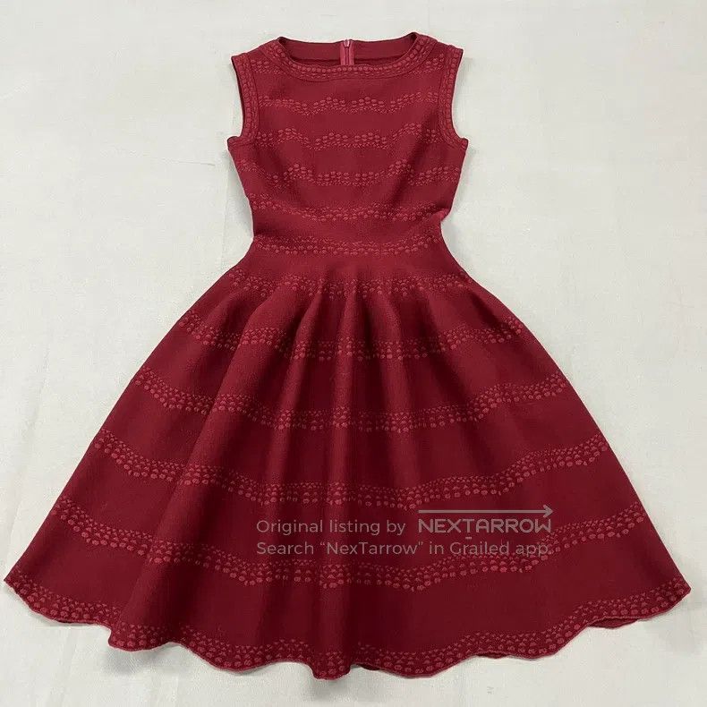 Alaia Alaia Red Dress Size XS / US 0-2 / IT 36-38 - 1 Thumbnail