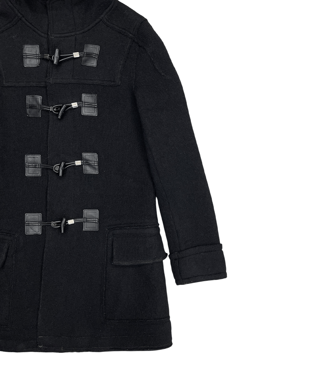 Marithe + Francois Girbaud Marithe Francois Girbaud 1990s Wool Blend Toggle Coat Size M / US 6-8 / IT 42-44 - 7 Thumbnail