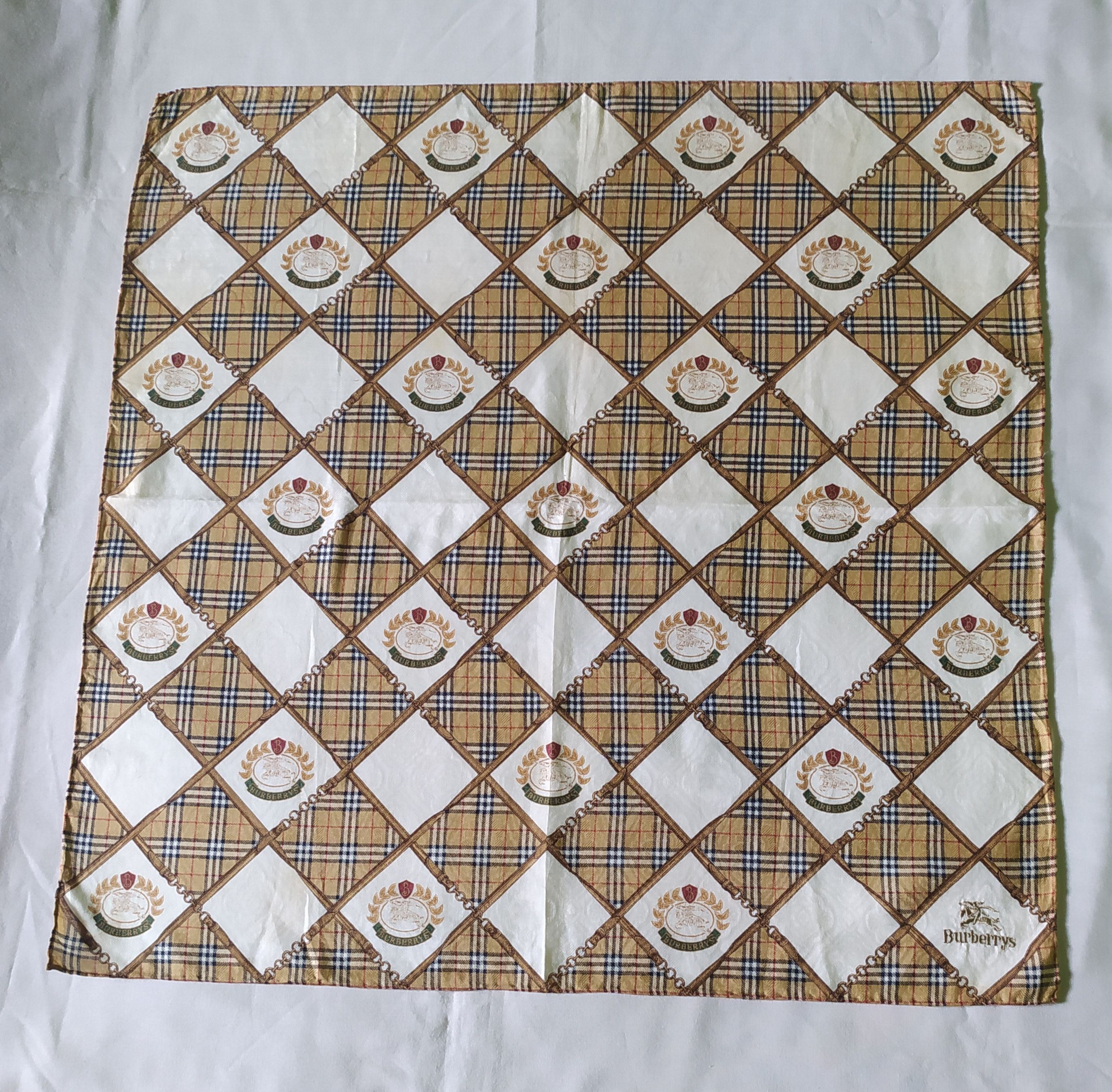 Burberry Vintage Burberry Handkerchief Size ONE SIZE - 2 Thumbnail