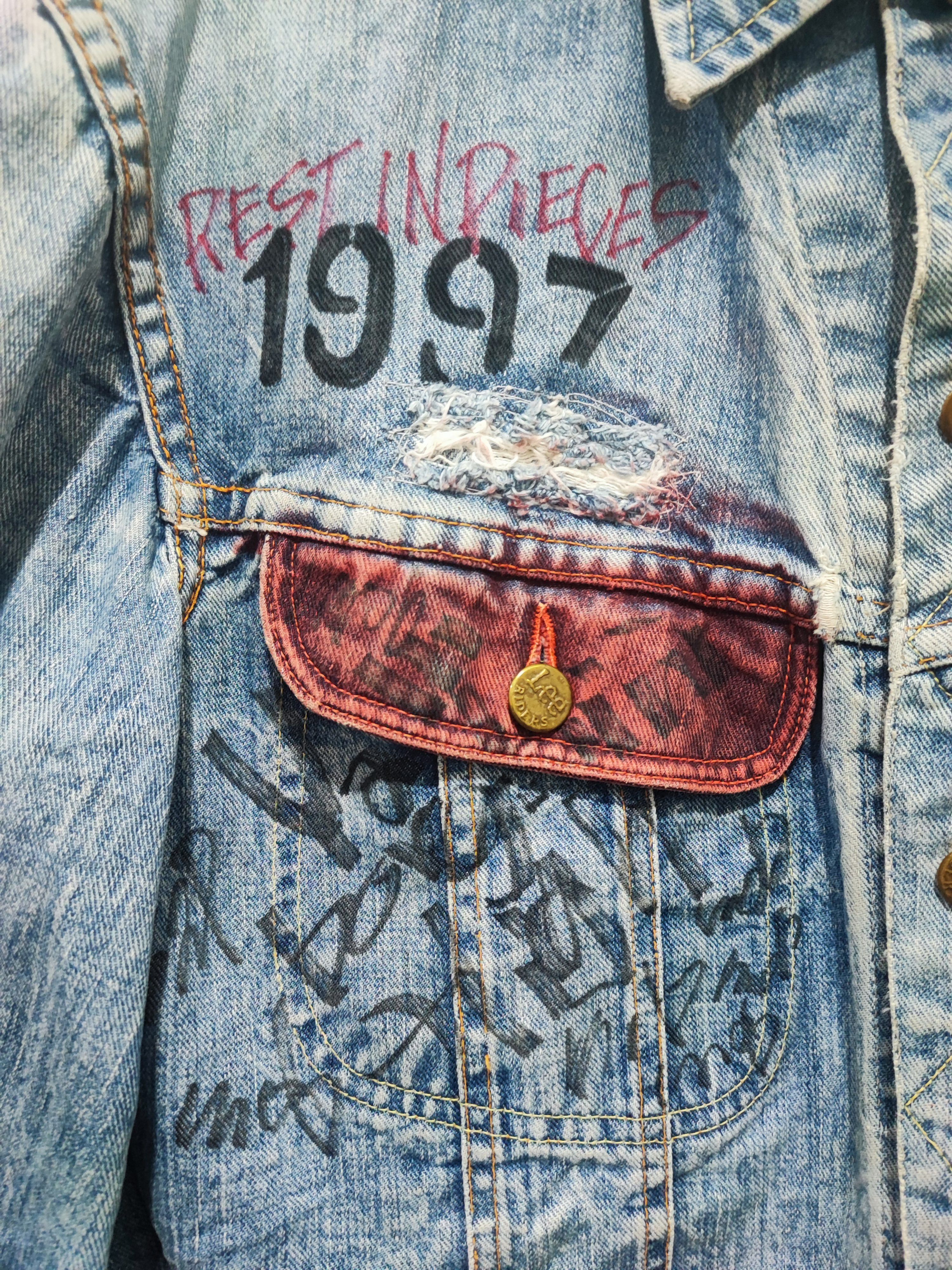Lee True Vintage 60's Lee Denim Jacket Celebrities Style Size M / US 6-8 / IT 42-44 - 6 Thumbnail