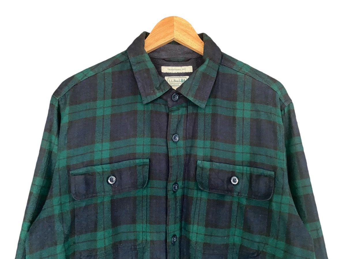 L.L. Bean × Vintage Traditional Fit LL BEAN Checkered Plaid Size US M / EU 48-50 / 2 - 5 Thumbnail