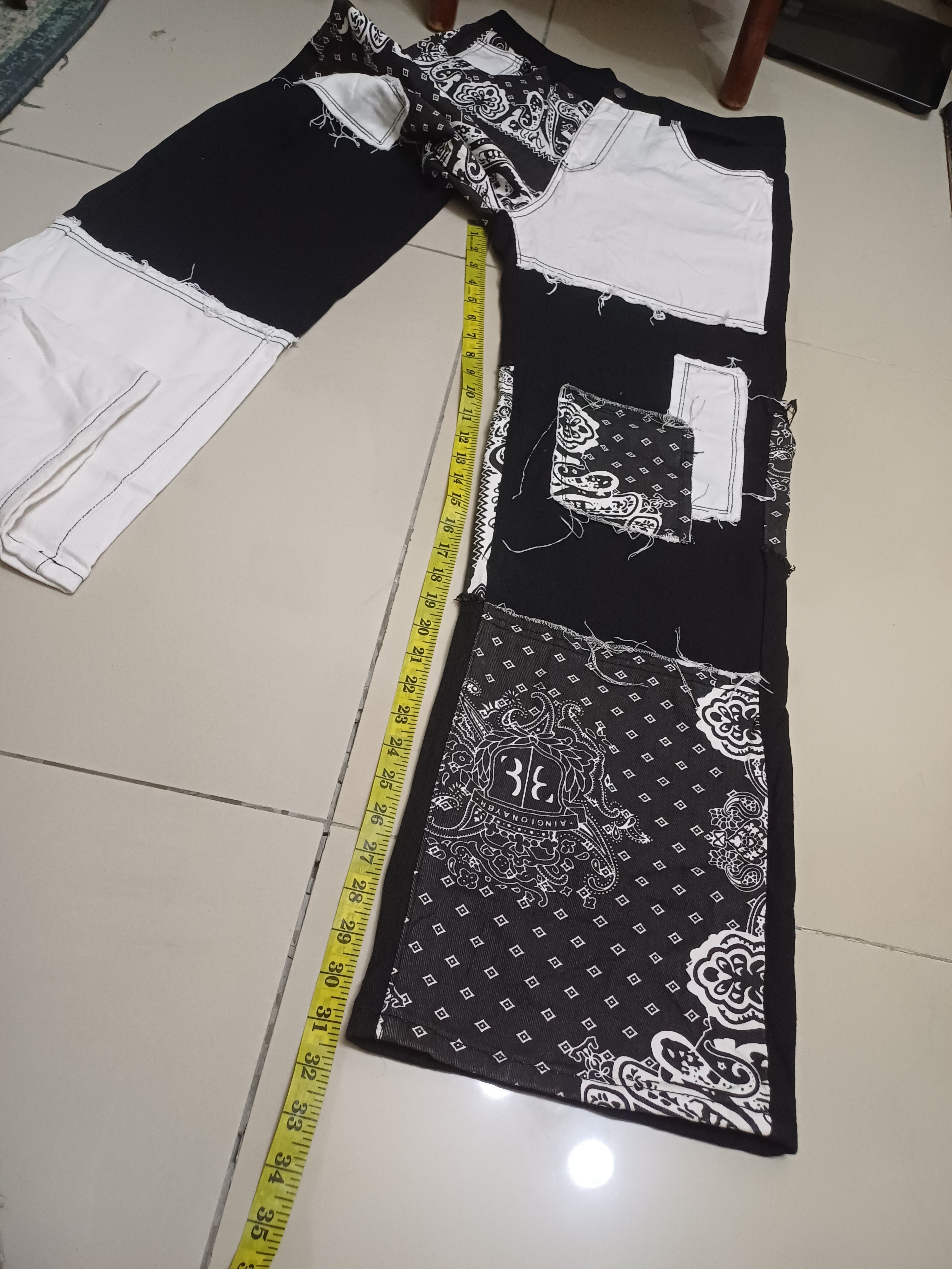 Art Comes First Crazy patchwork baggy jeans 🔥🔥🔥 Size US 32 / EU 48 - 12 Thumbnail