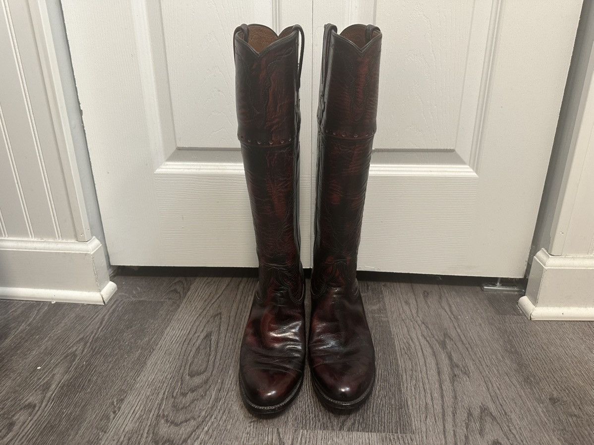Lucchese Vintage Goat Leather Luccheses Size US 7.5 / IT 37.5 - 2 Thumbnail