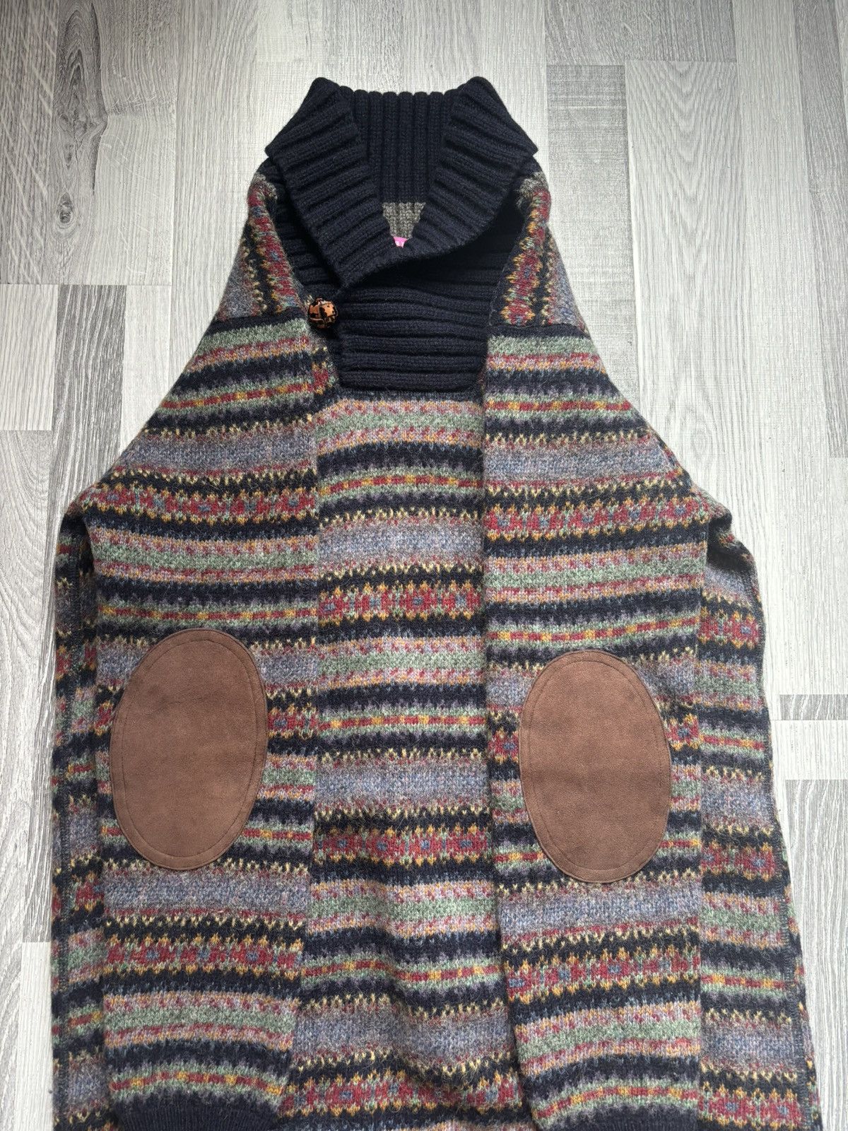 Comme des Garcons × Junya Watanabe Junya Watanabe MAN Pink 2012AW Long Knitted Sweater Size US M / EU 48-50 / 2 - 2 Thumbnail
