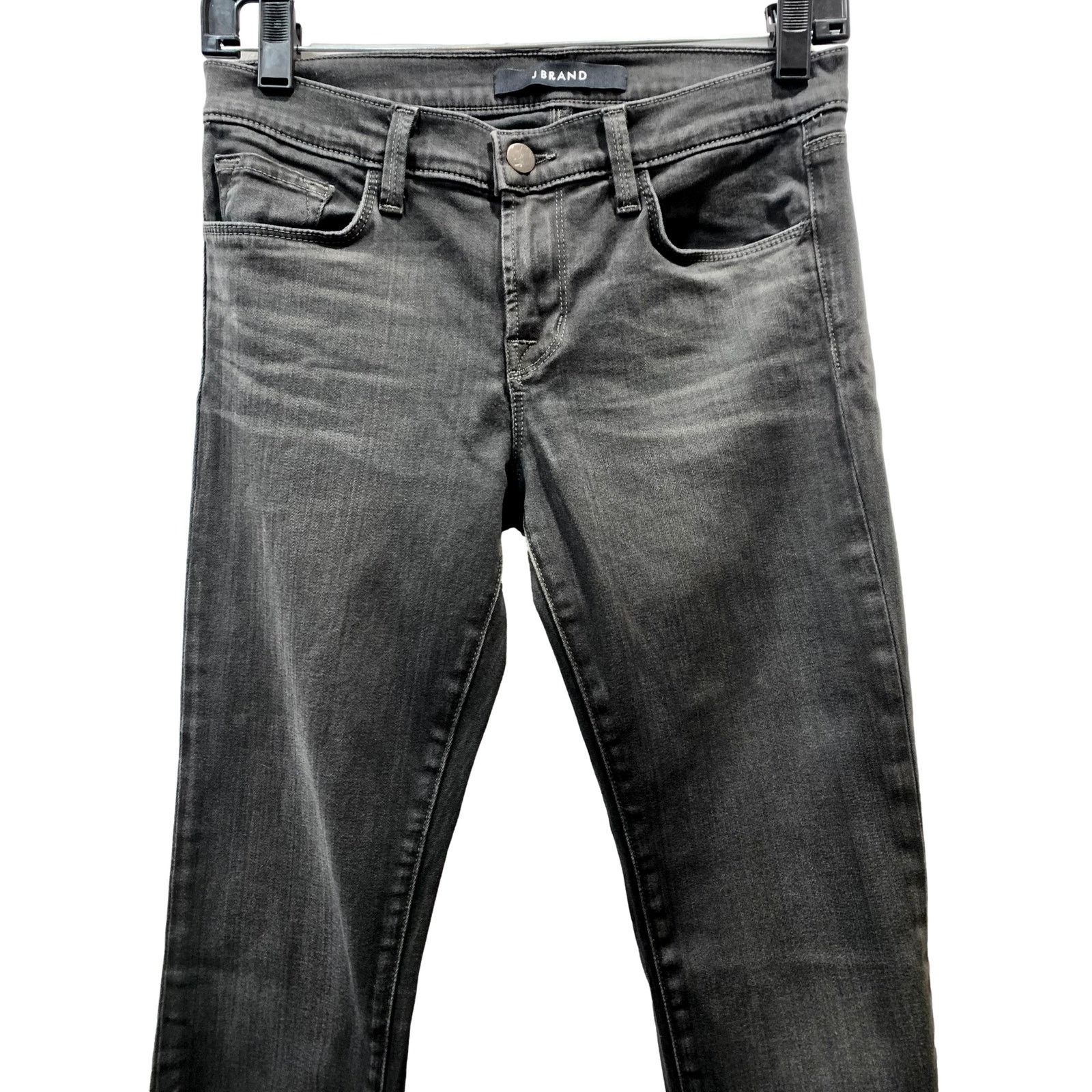 J Brand J Brand Skinny Leg Ankle Jeans DARE Dark Gray 26 Size 26" / US 2 / IT 38 - 8 Thumbnail