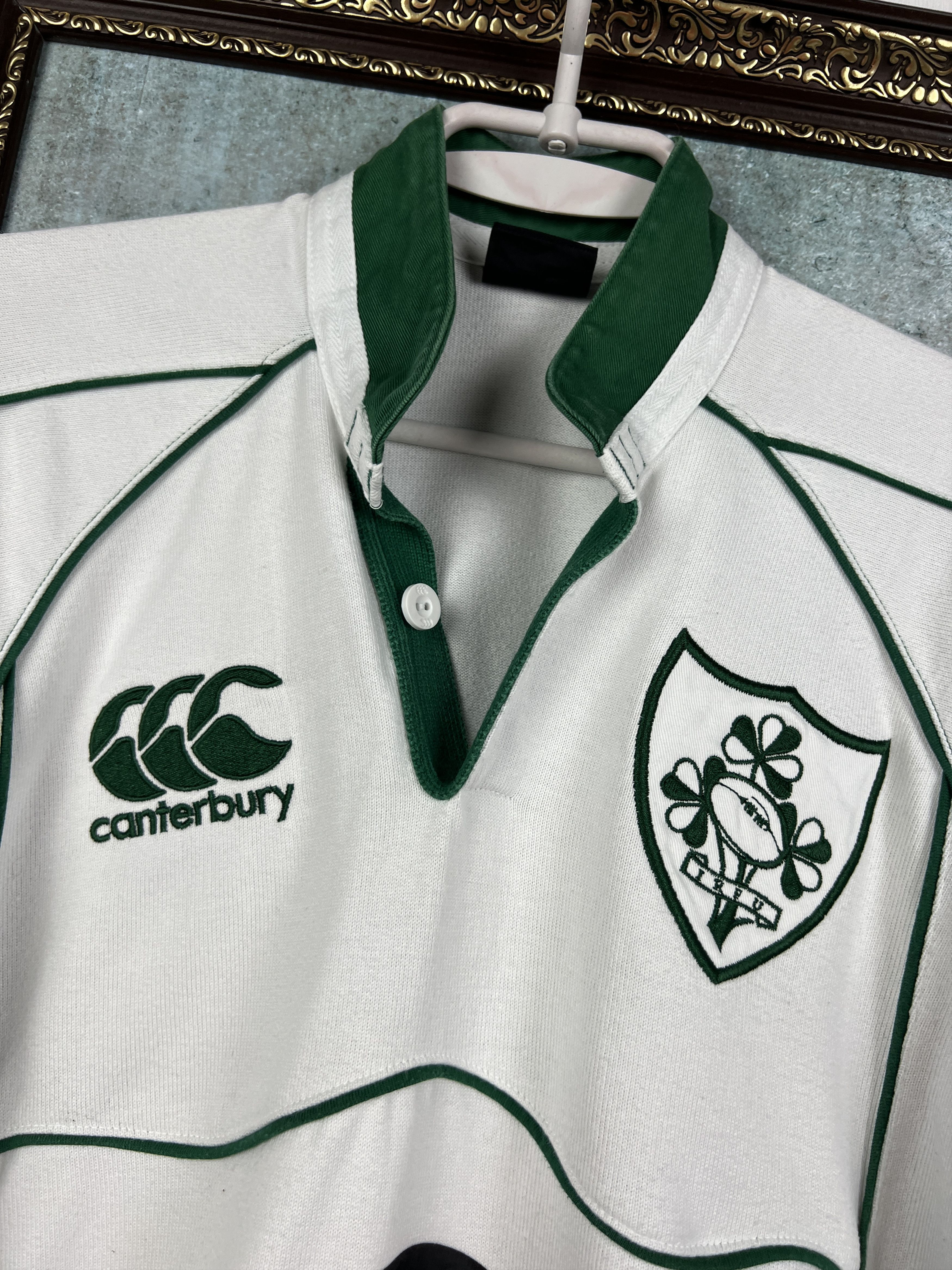 Vintage Ireland Canterbury Rugby Union Jersey Long Sleeve Rare Size US S / EU 44-46 / 1 - 3 Thumbnail