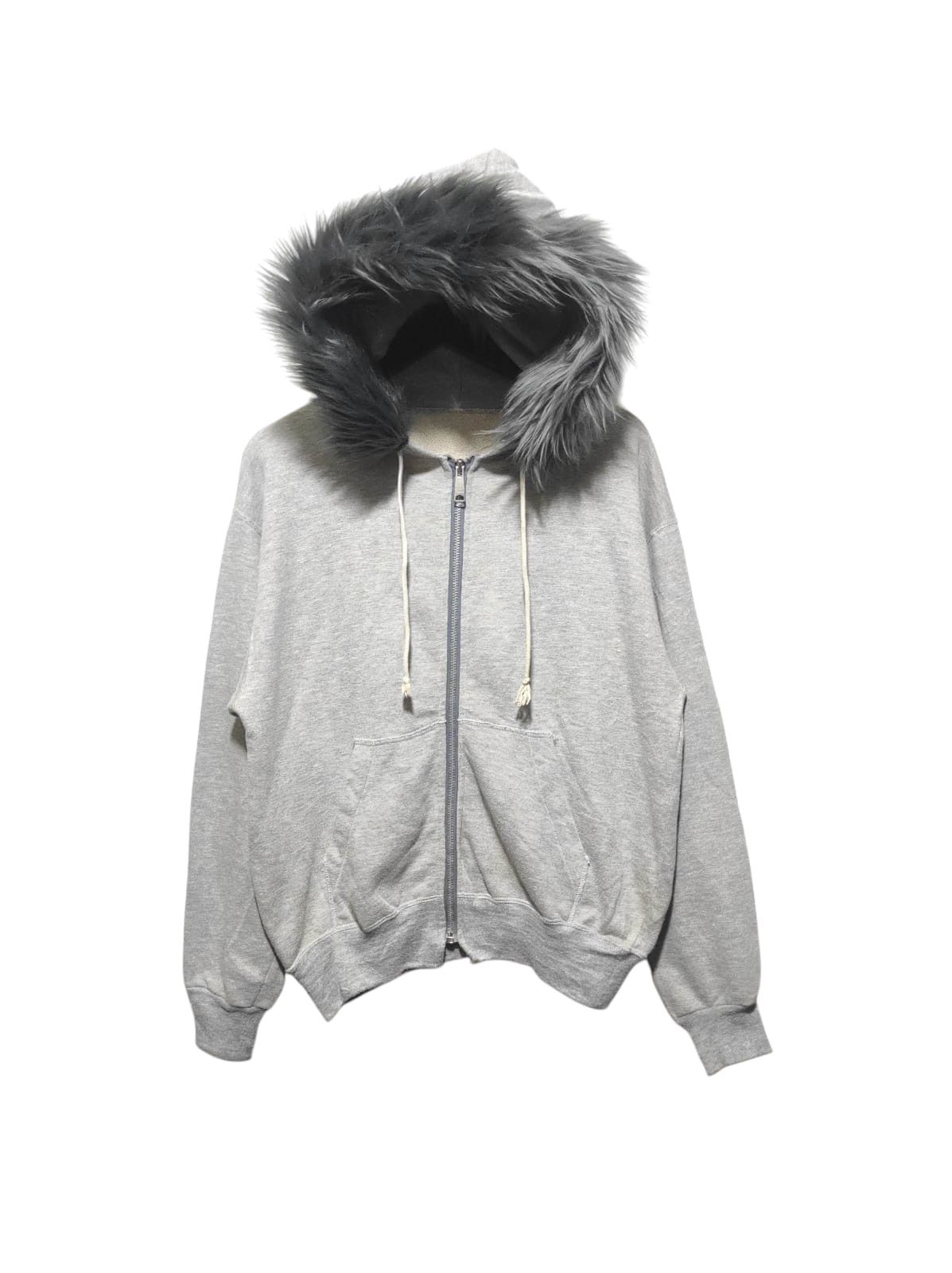 Le Grande Bleu (L.G.B.) Vintage 90s Vision Streetwear Zip Fur hoodie LGB style Size US M / EU 48-50 / 2 - 2 Thumbnail