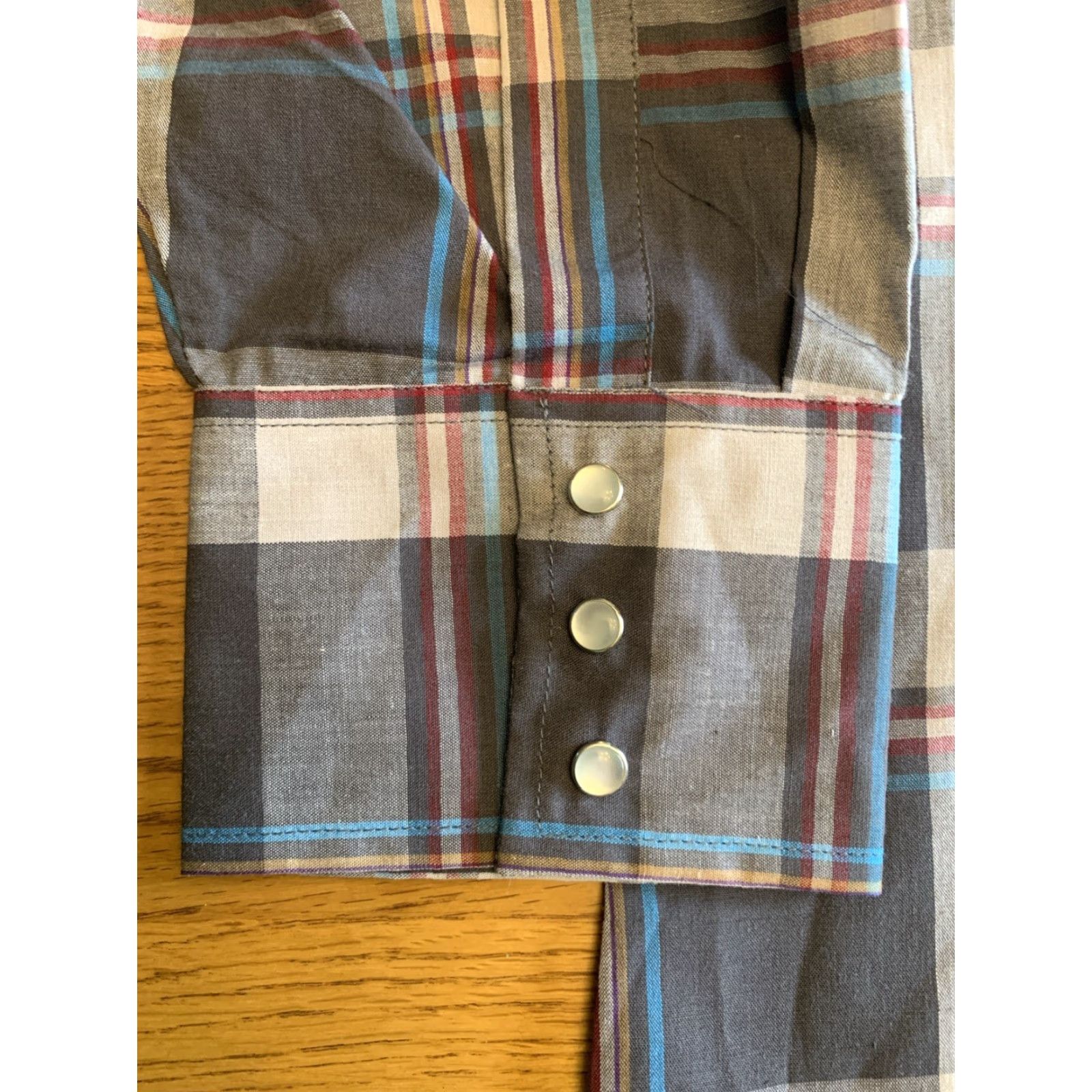 Vintage NWT Ely Cattleman Shirt 3XL Tall Man plaid Western Pearl Snap L/S NEW pocket 373 Size US XXL / EU 58 / 5 - 6 Thumbnail