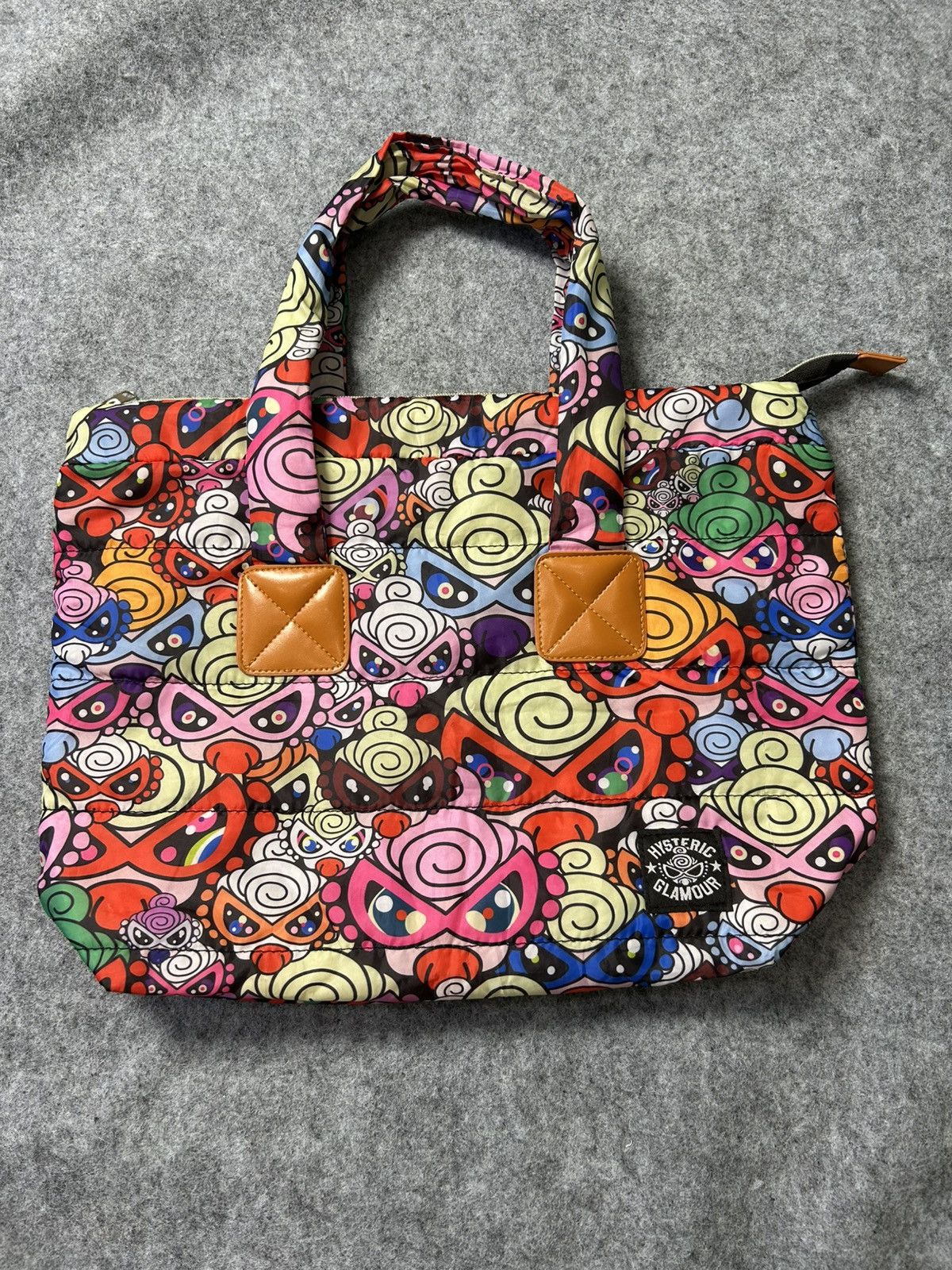 Hysteric Glamour Hysteric Mini Quilting Tote Bag Multi Color