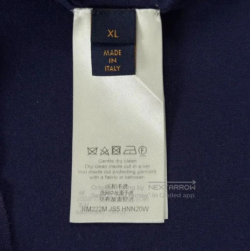 Louis Vuitton Louis Vuitton Men's Purple Cotton T-Shirt . Size US L / EU 52-54 / 3 - 6 Thumbnail
