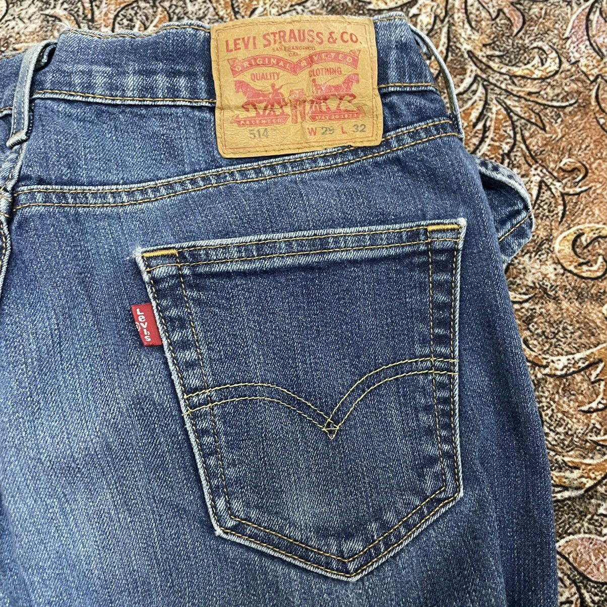Levi's Vintage Clothing 🔥Vintage Levis 514 Stoned Washed Distress Denim Jeans Size US 30 / EU 46 - 13 Thumbnail