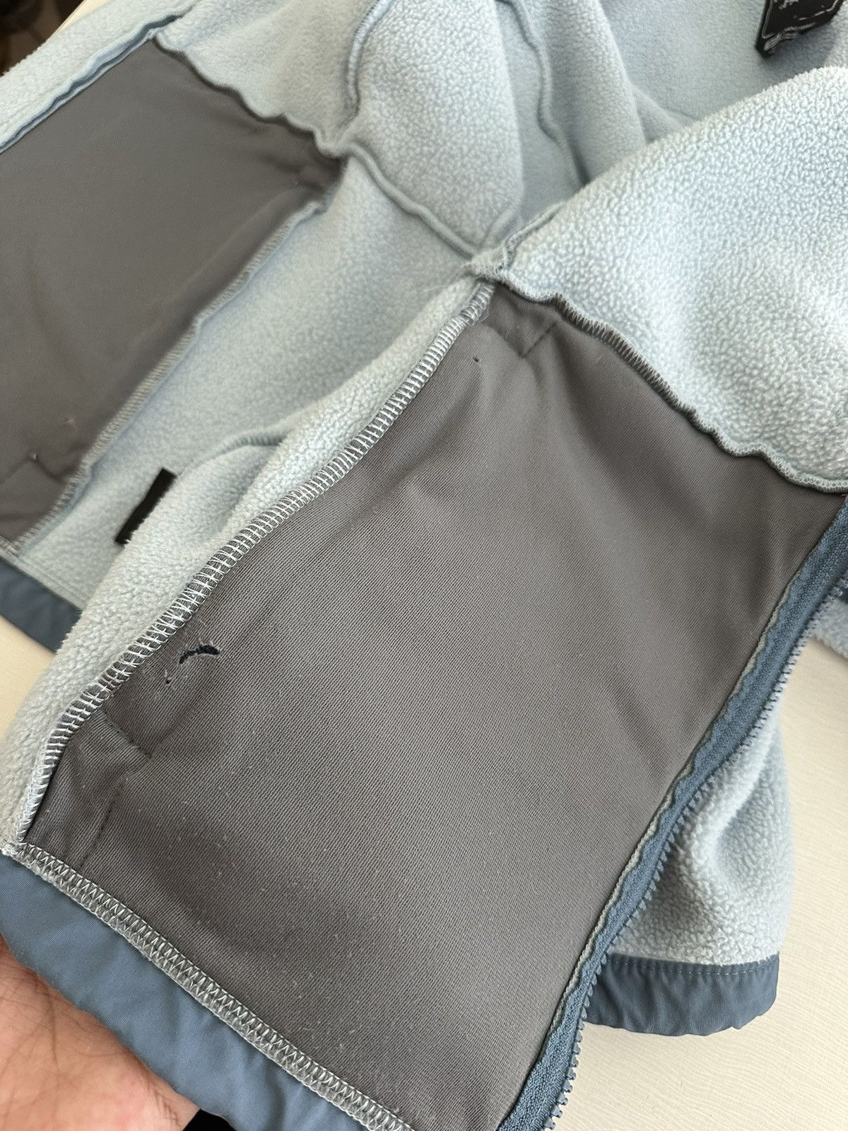 The North Face Y2K TNF Denali Womens Small Baby Blue Fleece Jacket Polartec Size S / US 4 / IT 40 - 9 Thumbnail