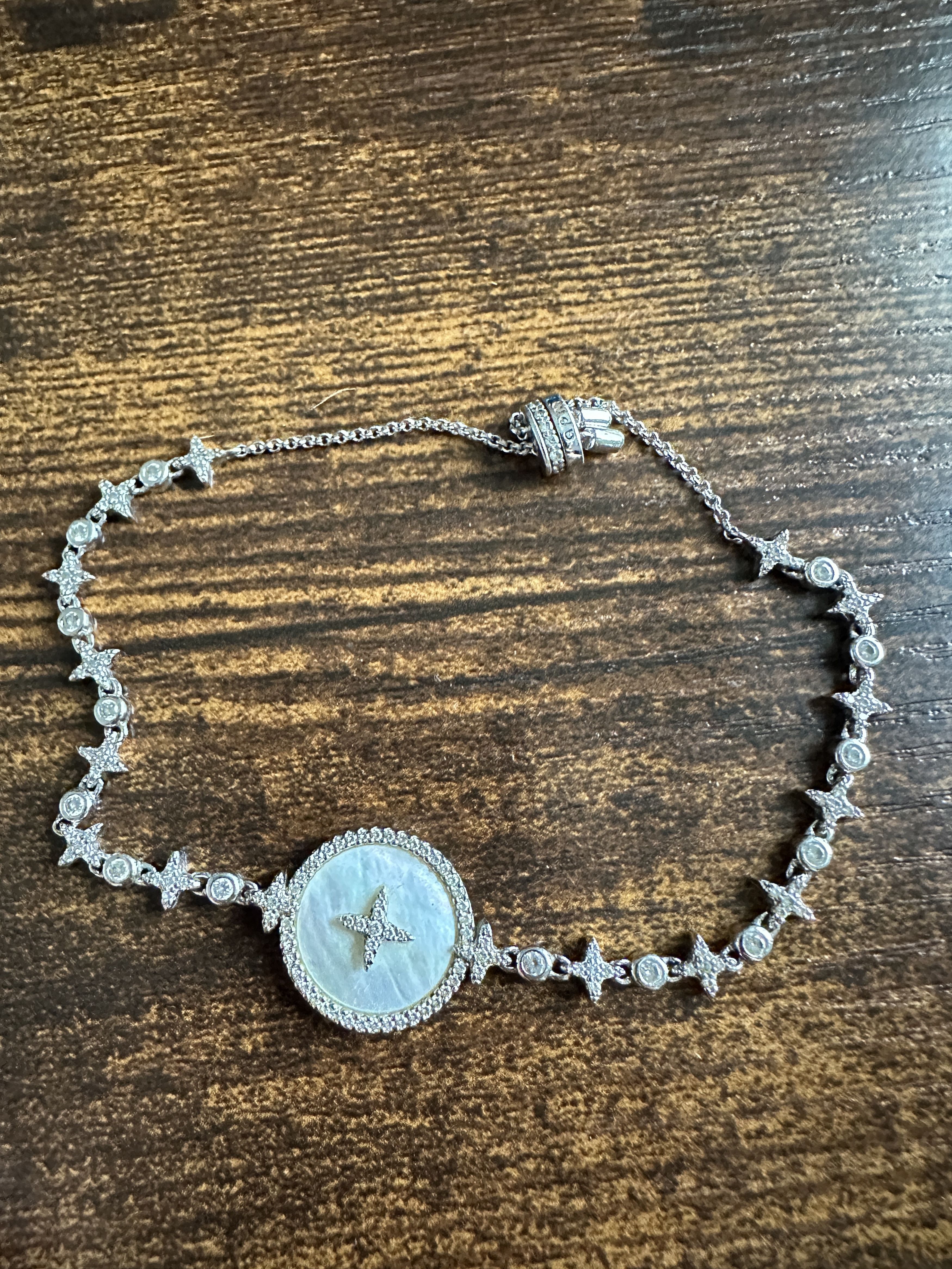APM Monaco APM Monaco Star Adjustable Silver Bracelet Size ONE SIZE - 1 Thumbnail