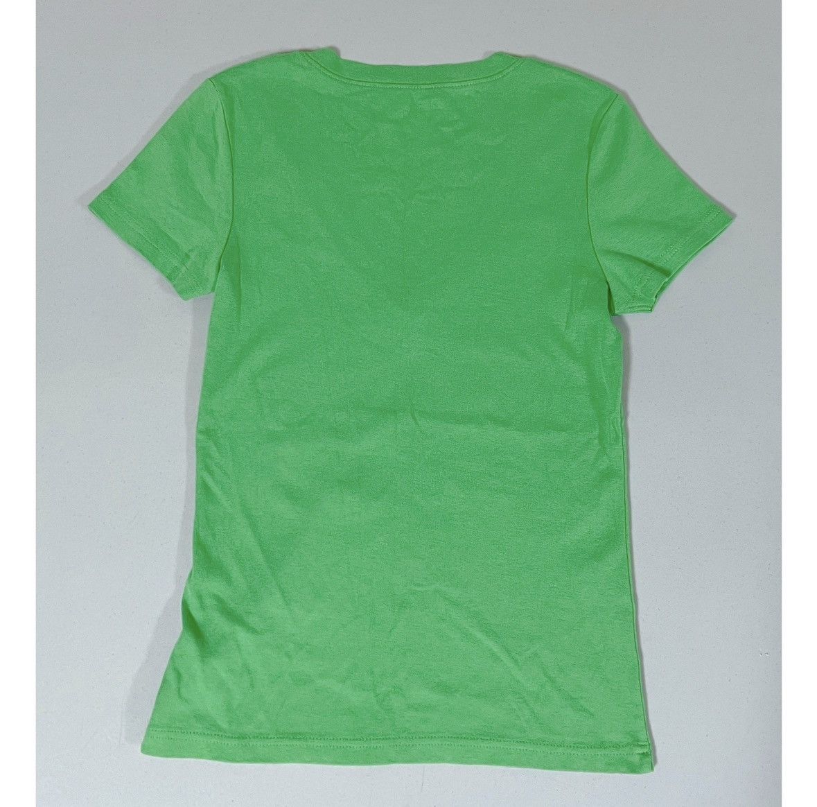 Old Navy Old Navy Green Solid V-Neck Short Sleeve Tee T-Shirt Top XS💚 Size XS / US 0-2 / IT 36-38 - 2 Thumbnail