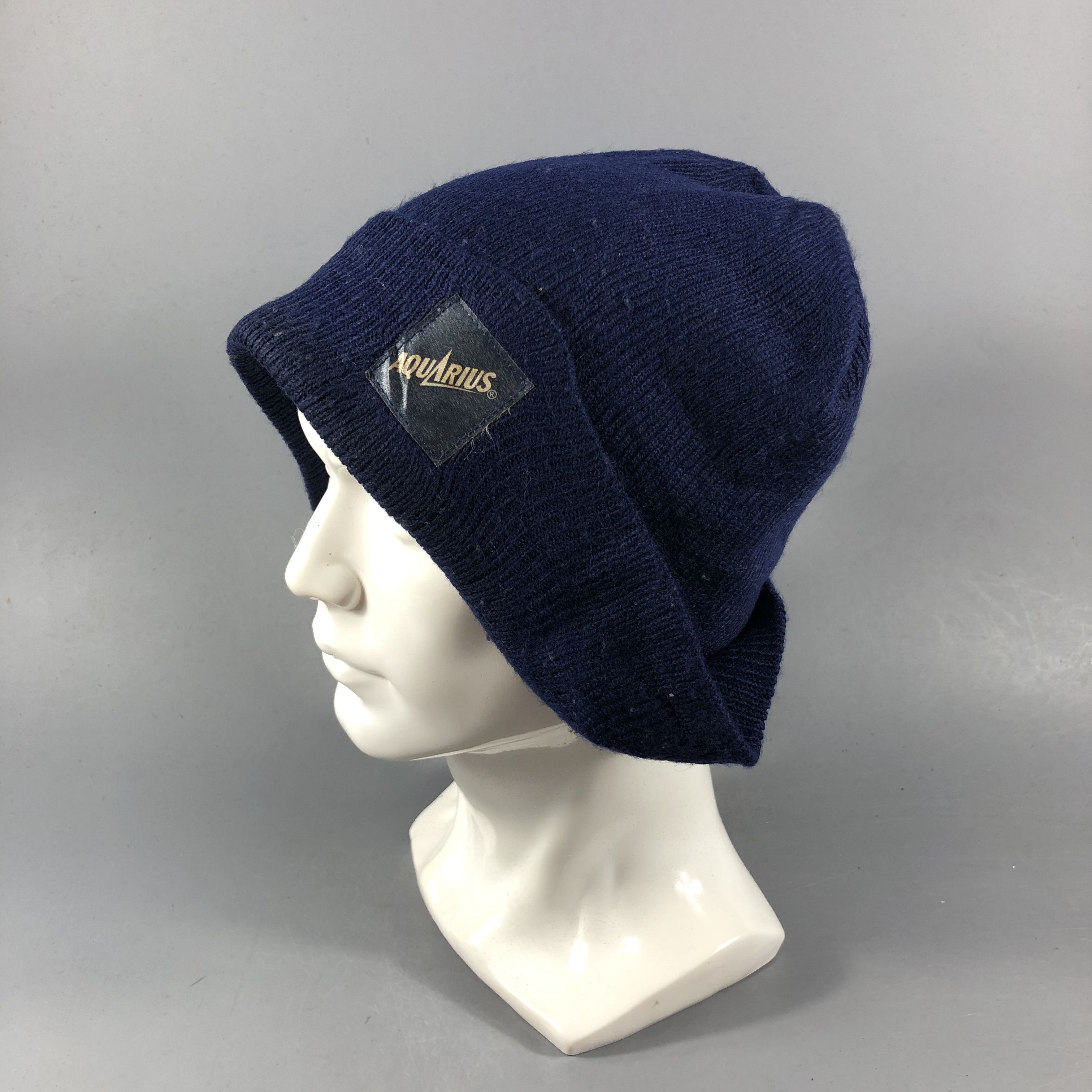 Vintage Aquarius Slouchy Beanie Snowcap Snow Hat B843 Size ONE SIZE - 2 Thumbnail