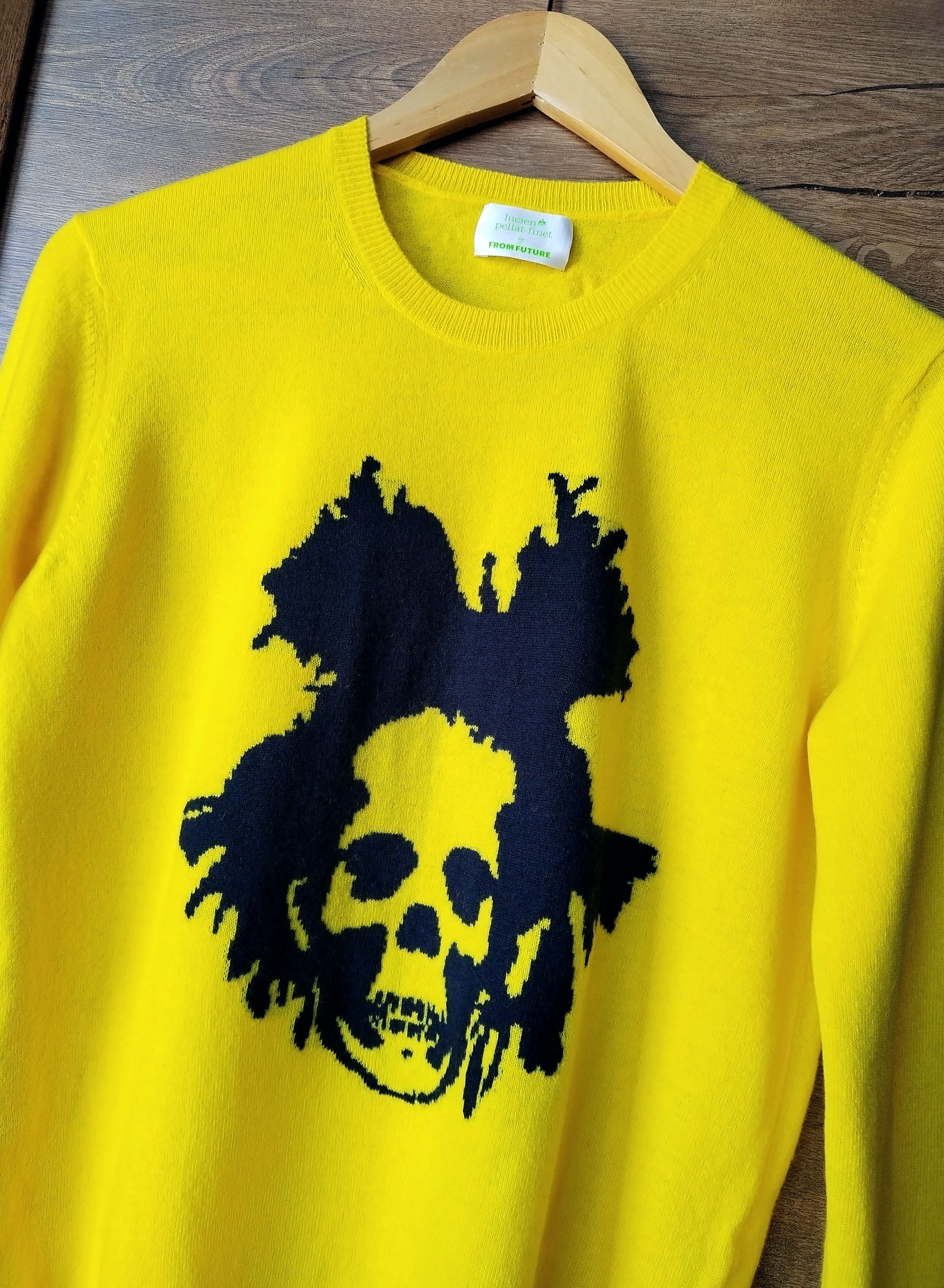 Lucien Pellat-Finet 'Flying' dreadlocks skull cashmere jumper Size S / US 4 / IT 40 - 10 Thumbnail
