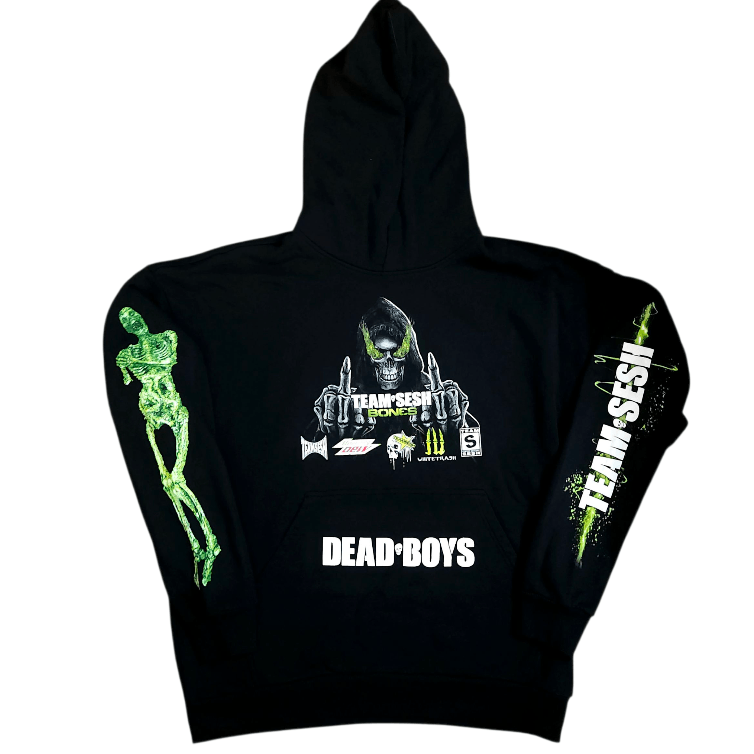 TeamSESH Bones GREYDAY North American Tour Hoodie Size Large