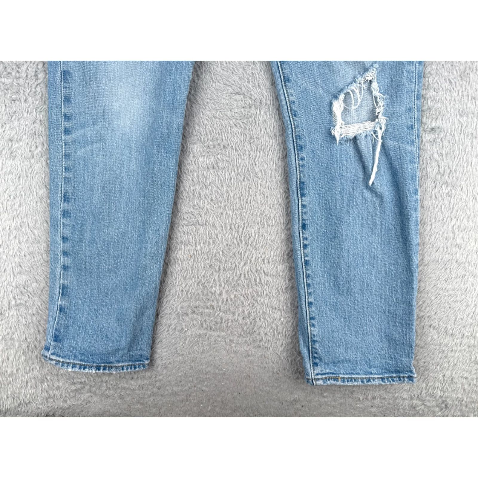 Levi's Levis Jeans Women 27x28 Blue Premium Denim Wedgie Straight Button Fly 27 28 Vintage N/A Size 27" / US 4 / IT 40 - 2 Thumbnail