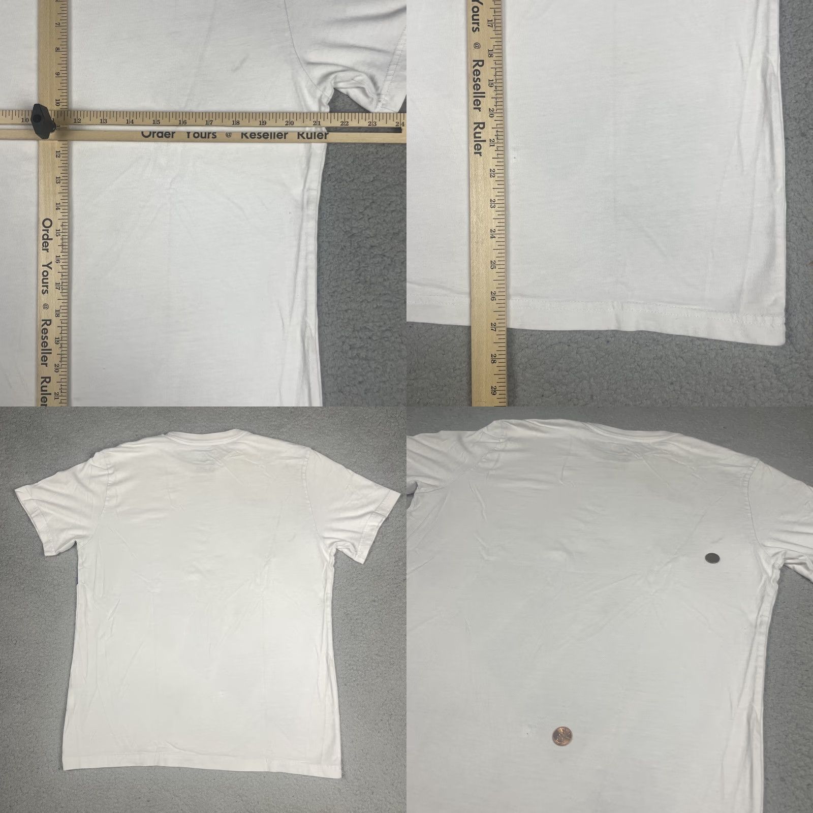 Nike VINTAGE Nike Tshirt Shirt Mens L White Blue Graphic Tee Sports Fade Excercise Size US L / EU 52-54 / 3 - 8 Thumbnail