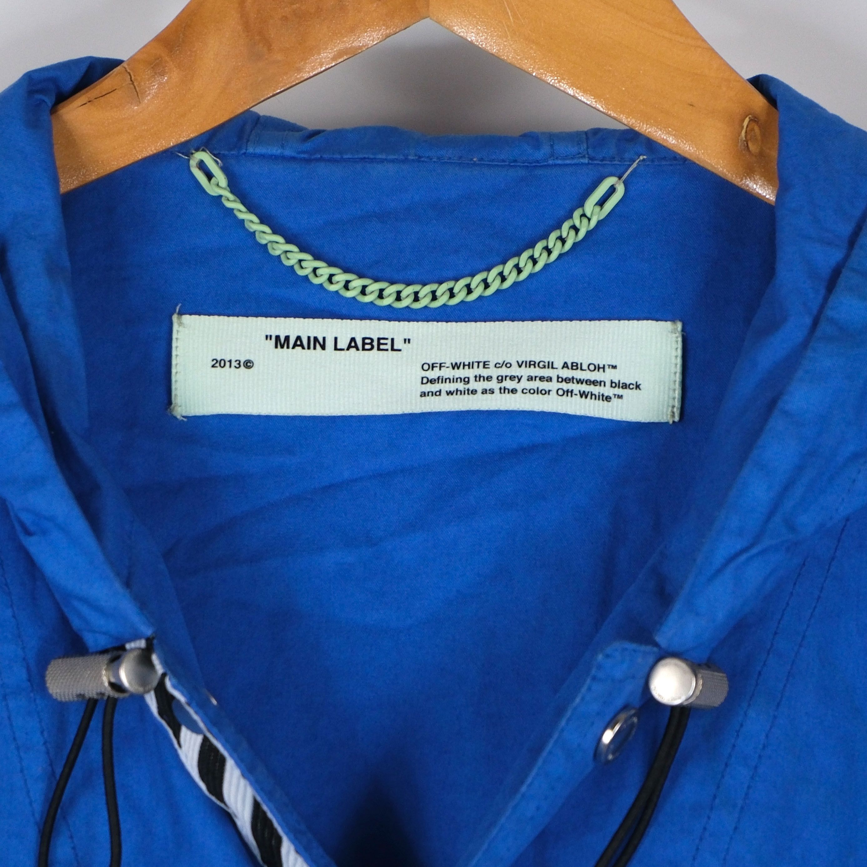 Off-White Off white anorak blue jacket Size US L / EU 52-54 / 3 - 4 Thumbnail