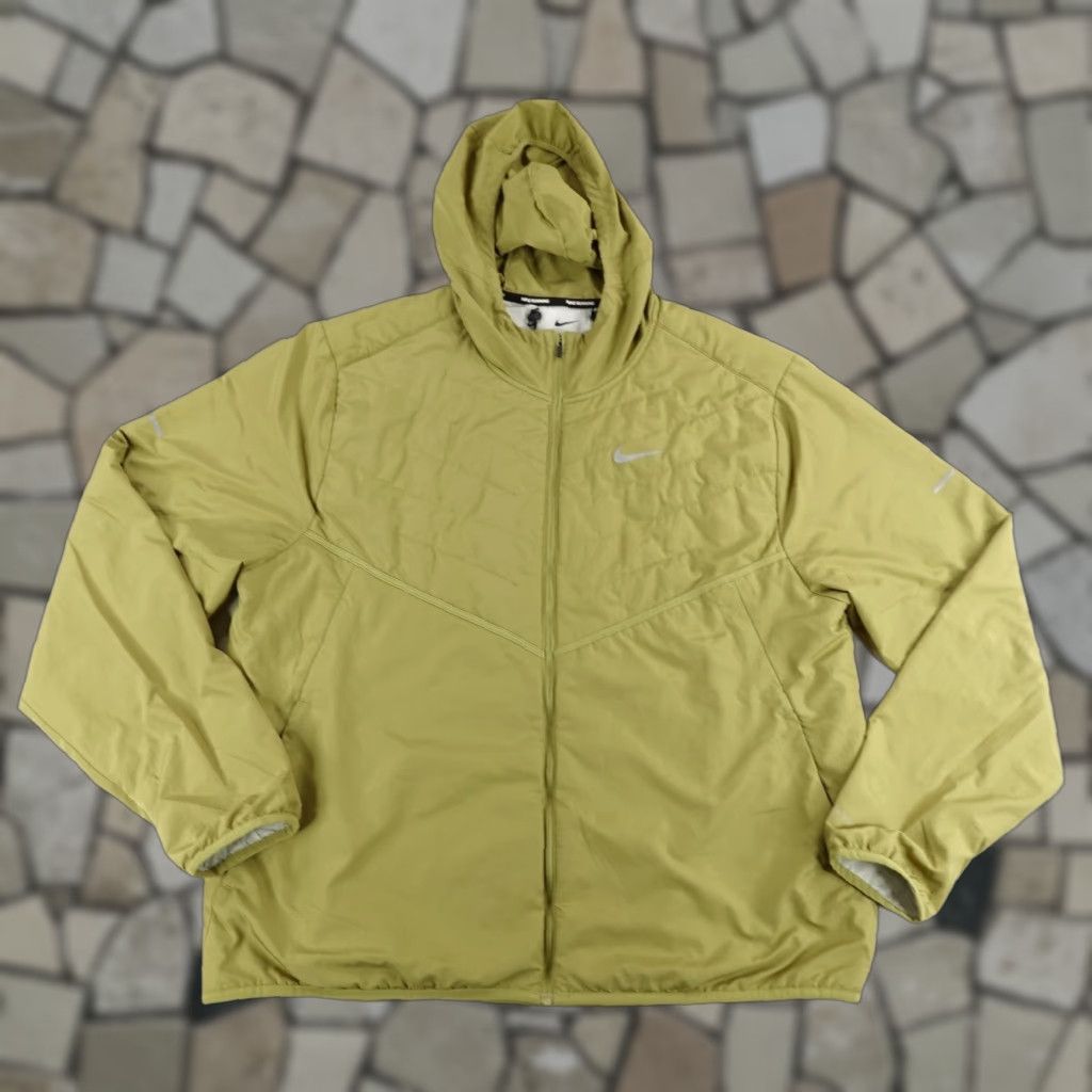Nike Nike Jacket Mens XL Coriander Green Therma Fit Repel Puffer Quilted Running Coat Size US XL / EU 56 / 4 - 1 Thumbnail