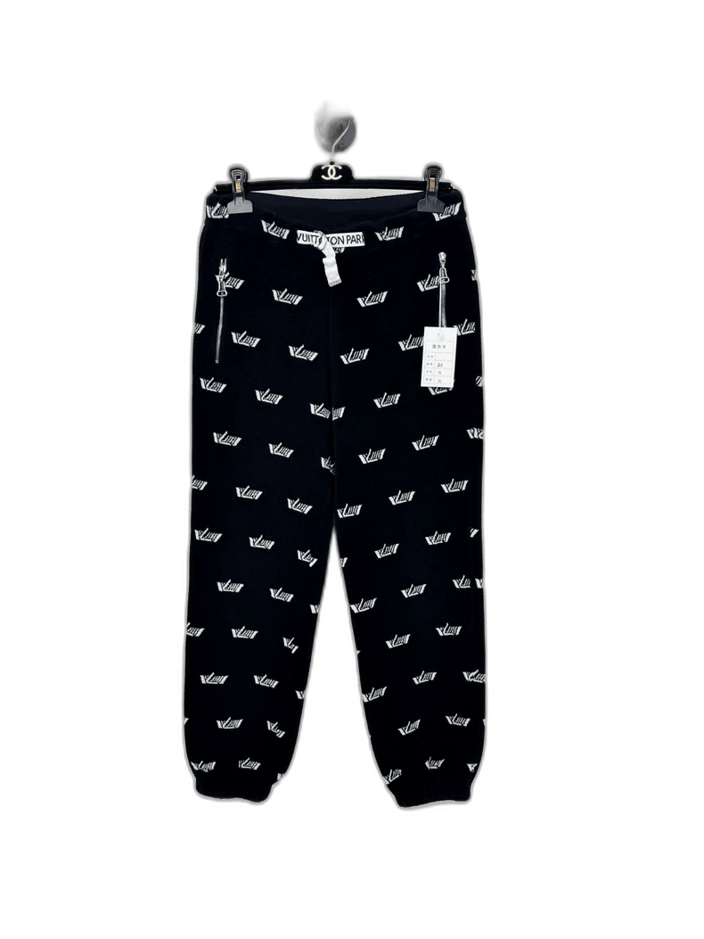 Louis Vuitton Flocked Print Sweatpants-