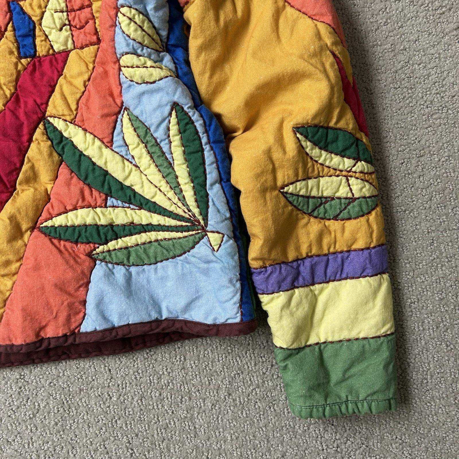 MOTHER MOTHER Women’s Jacket On The Fringe Quilted Coat 70s Colorfu Size S / US 4 / IT 40 - 9 Thumbnail