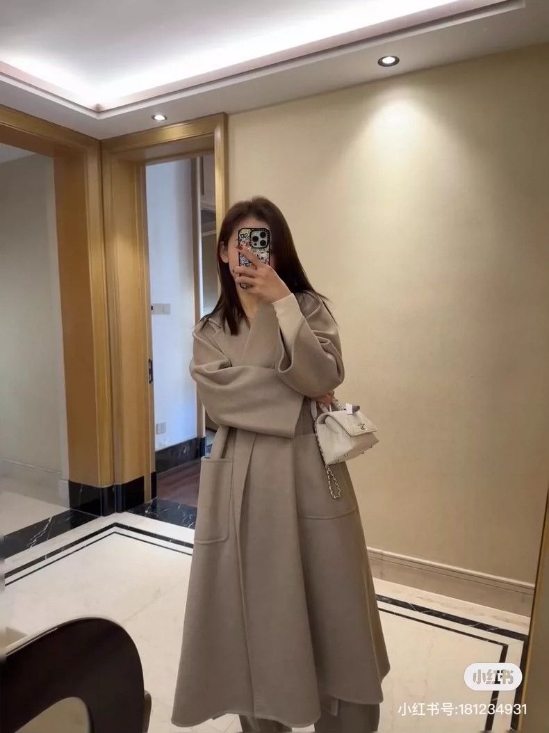 Max Mara Max Mara Labbro oatmeal cashmere coat Size S / US 4 / IT 40 - 7 Thumbnail