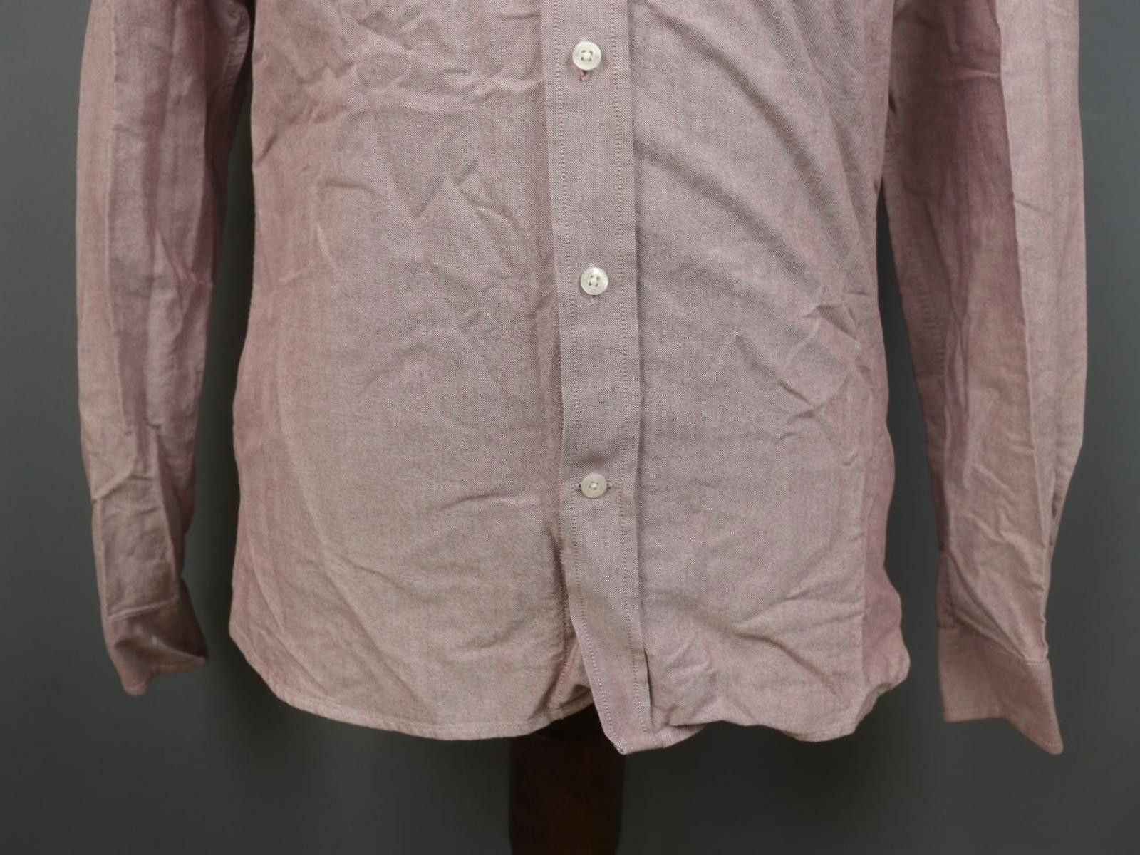 Fred Perry Fred Perry Pink Collared Regular Fit Button-Up Shirt Size M Size US M / EU 48-50 / 2 - 12 Thumbnail