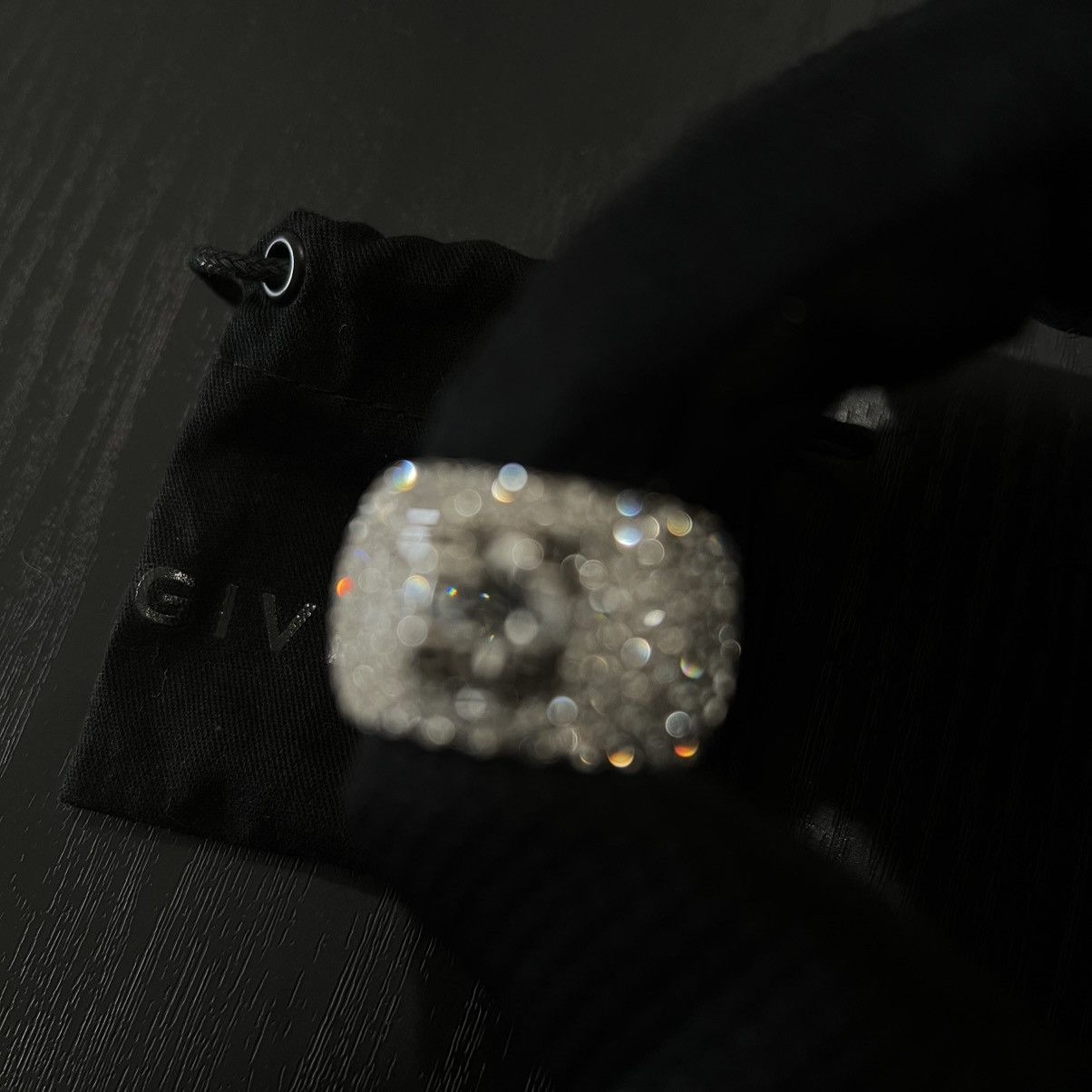 Givenchy Givenchy 4G Crystal Claw Paved Ring Size ONE SIZE - 15 Thumbnail