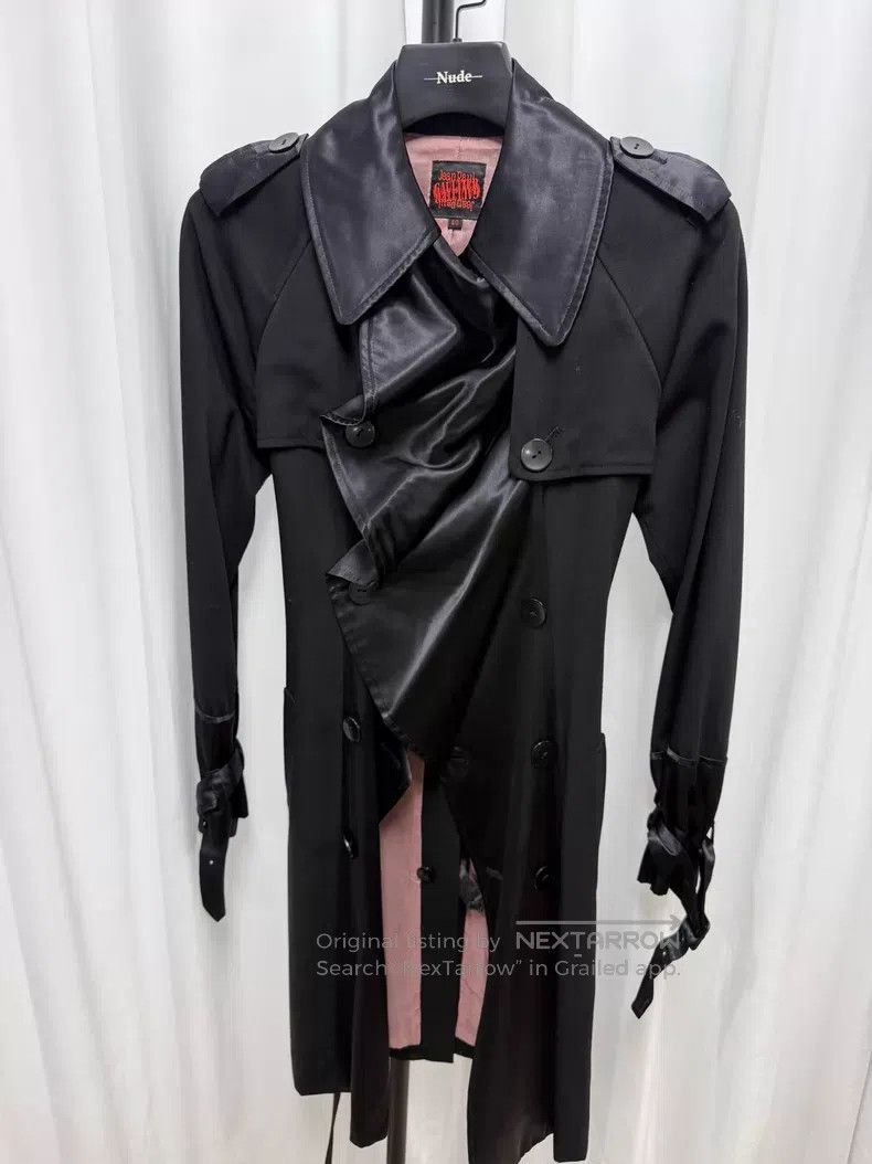 Jean Paul Gaultier Jean Paul Gaultier Silk ruffle patchwork coat| Size XS / US 0-2 / IT 36-38 - 4 Thumbnail