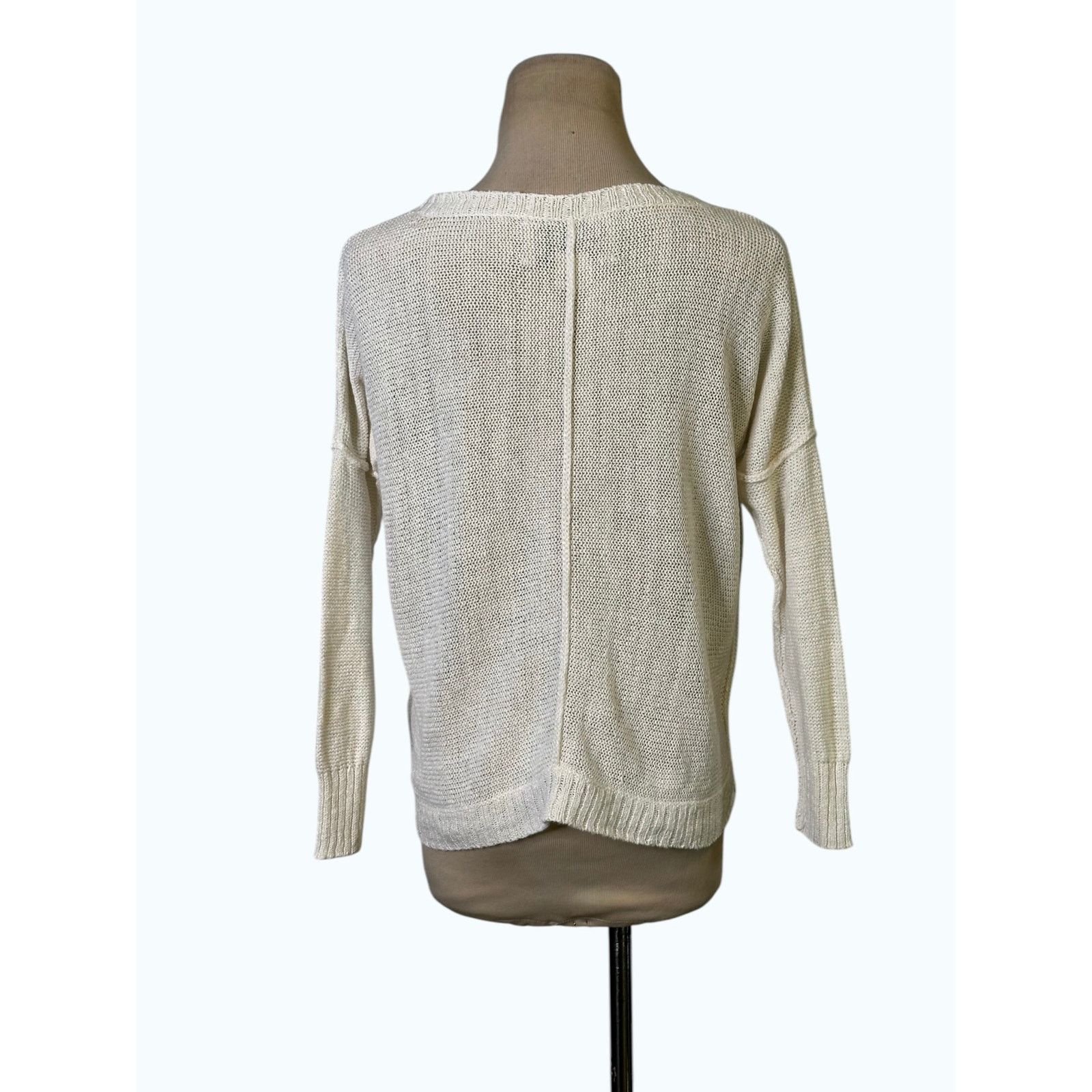 Brochu Walker Brochu Walker white linen sweater size Small Size S / US 4 / IT 40 - 2 Thumbnail