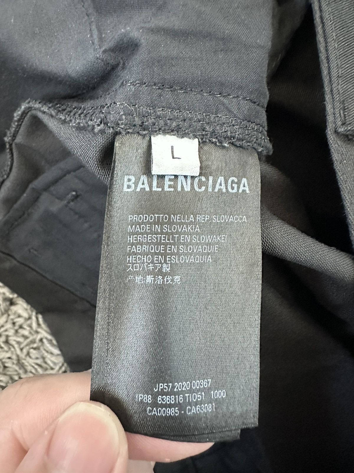 Balenciaga Summer 20 "Donda" Cargo Pants (L) Fits 32-34' Size US 34 / EU 50 - 4 Thumbnail