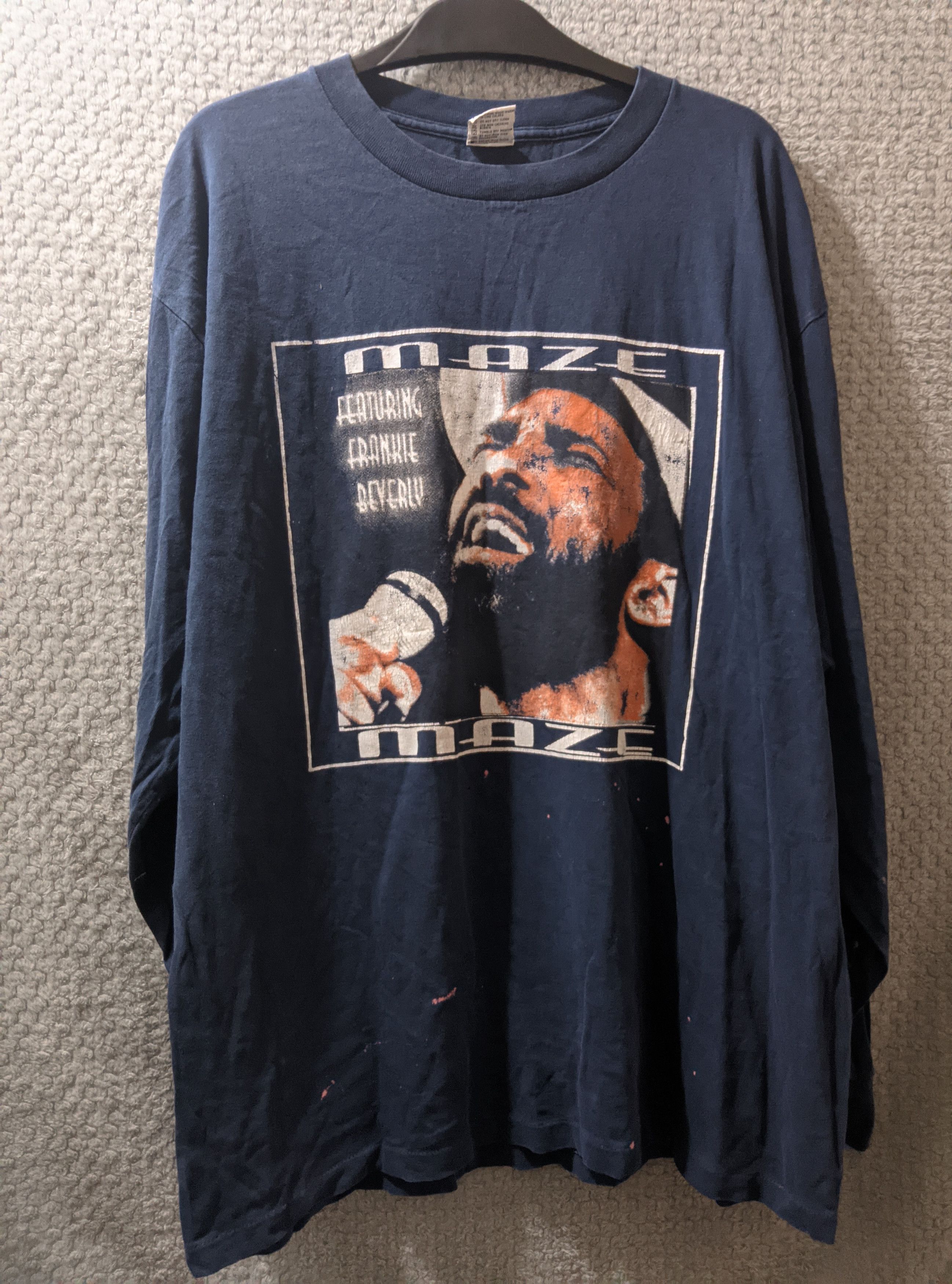 Rap Tees Vintage 90s thrashed maze & Frankie Beverl rap distressed Size US XL / EU 56 / 4 - 2 Thumbnail