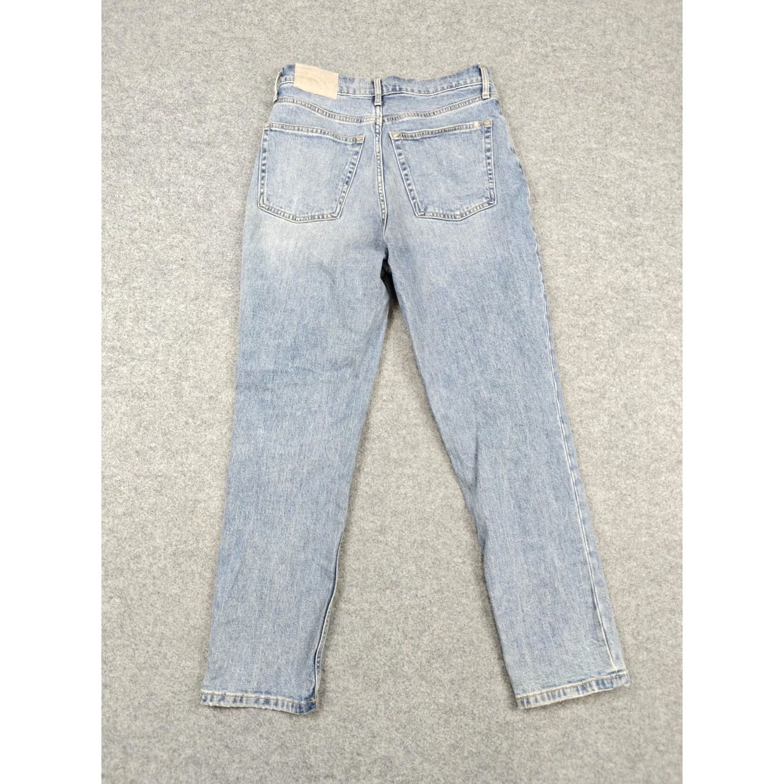 Everlane Everlane Jeans Womens 27 Blue Light Wash High Rise Crop Denim Stretch Size 27" / US 4 / IT 40 - 6 Thumbnail