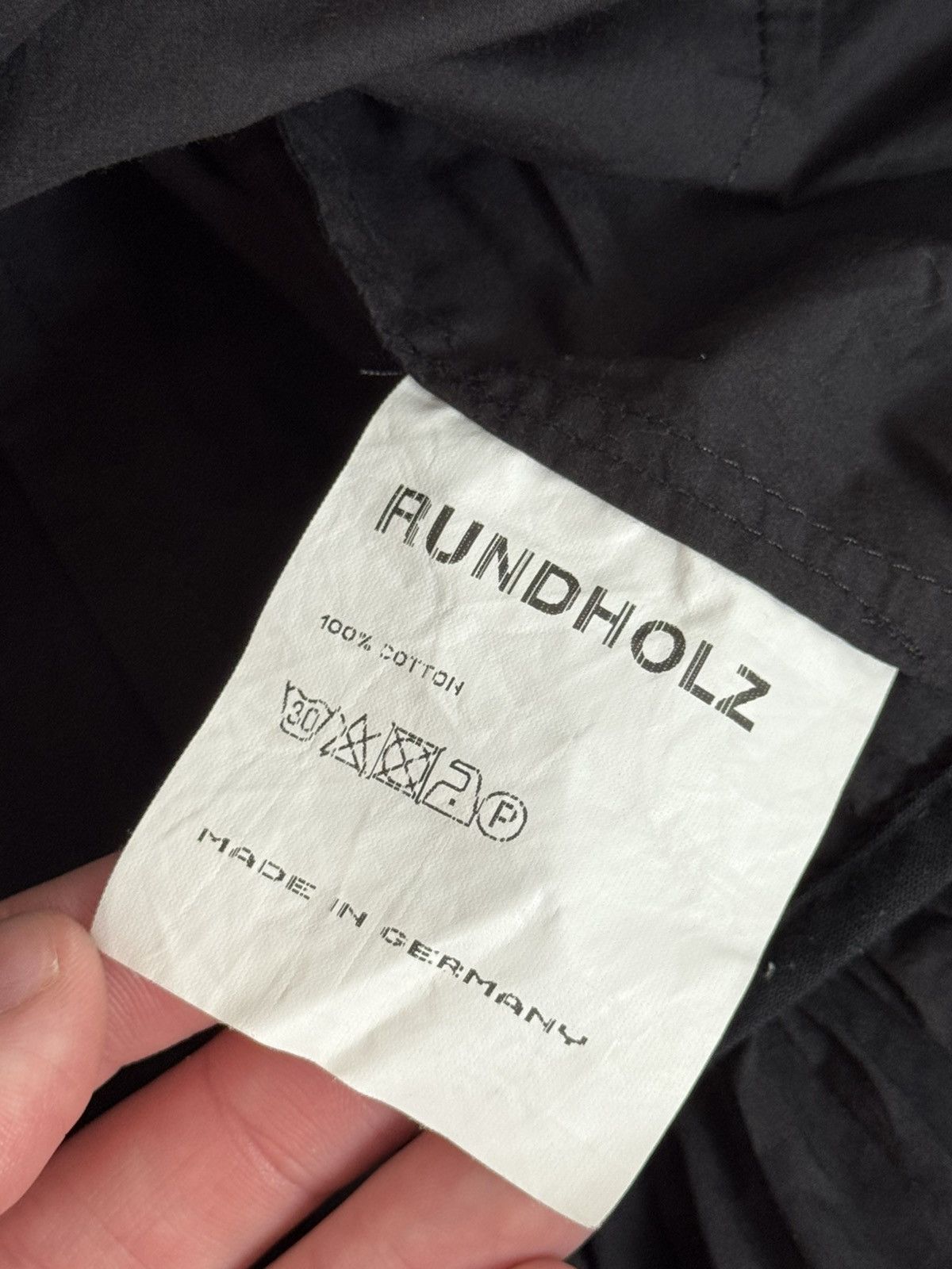 Rundholz Rundholz Avant Garde Abstract Goth Vibe Button Up Shirt Size L / US 10 / IT 46 - 8 Thumbnail
