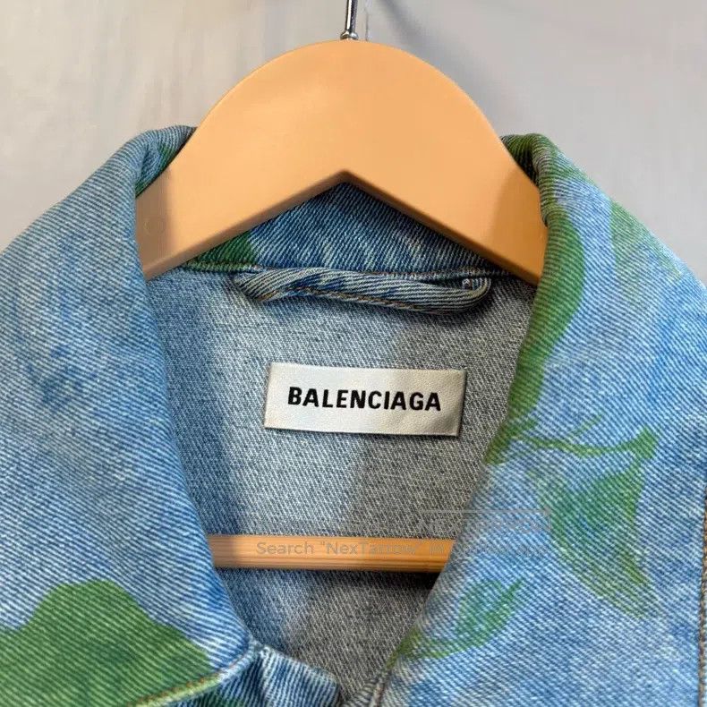 Balenciaga Balenciaga Moss printed denim jacket Size XXS / US 00 / IT 34 - 7 Thumbnail