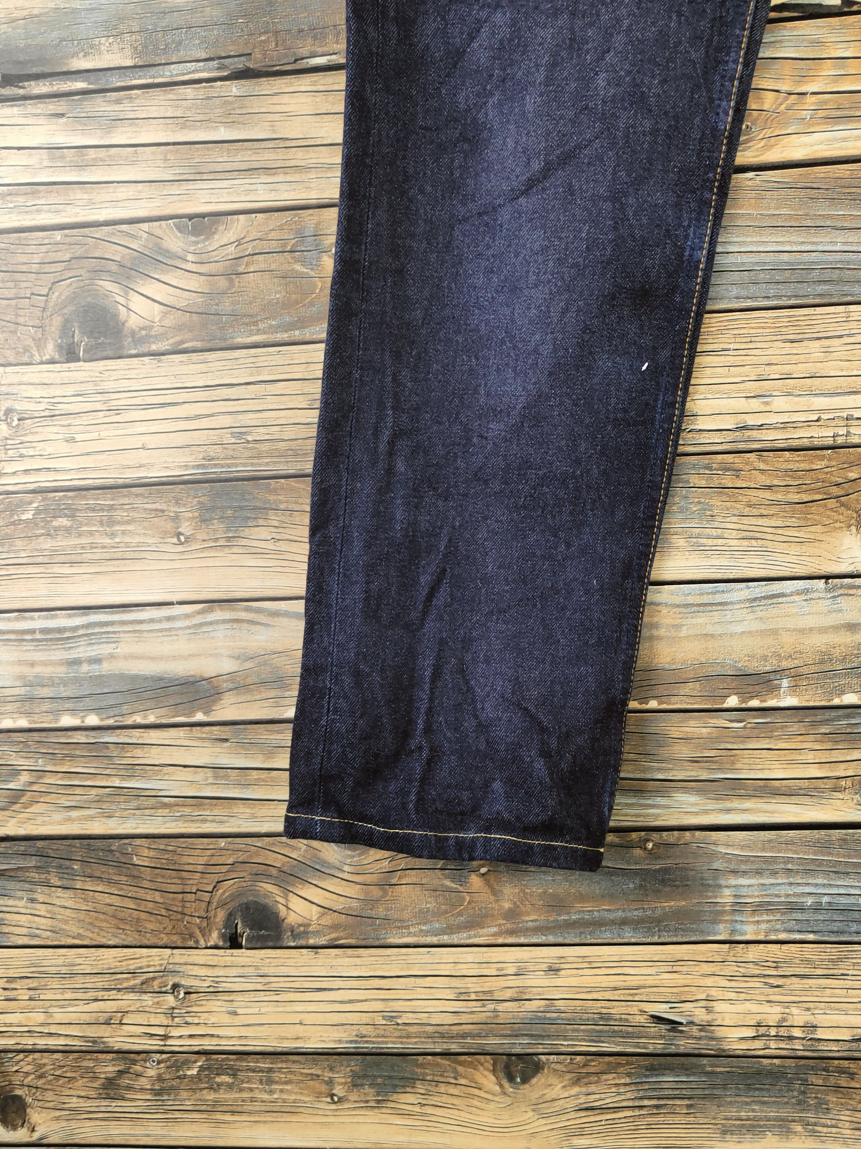 Levi's Levi's Dark Blue Distressed Ripped Jeans #S2814 Size US 27 - 4 Thumbnail